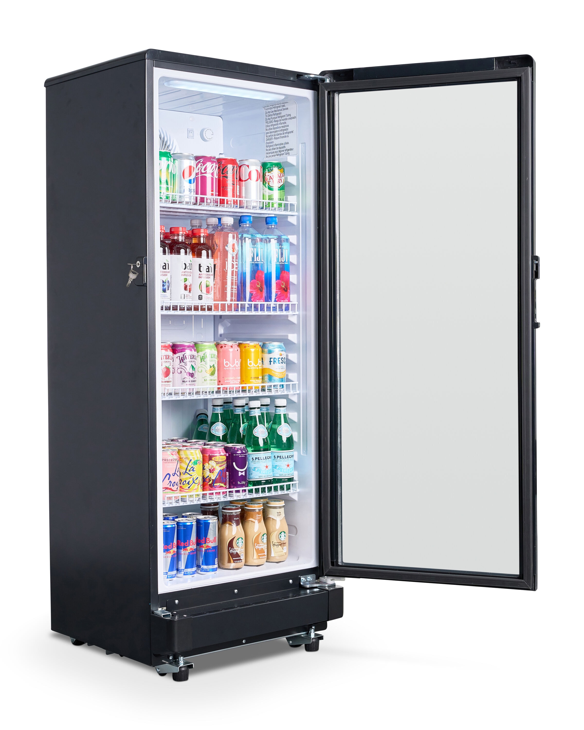 Premium Levella 7.1-cu Ft Commercial Refrigerator 1 Glass Door ...