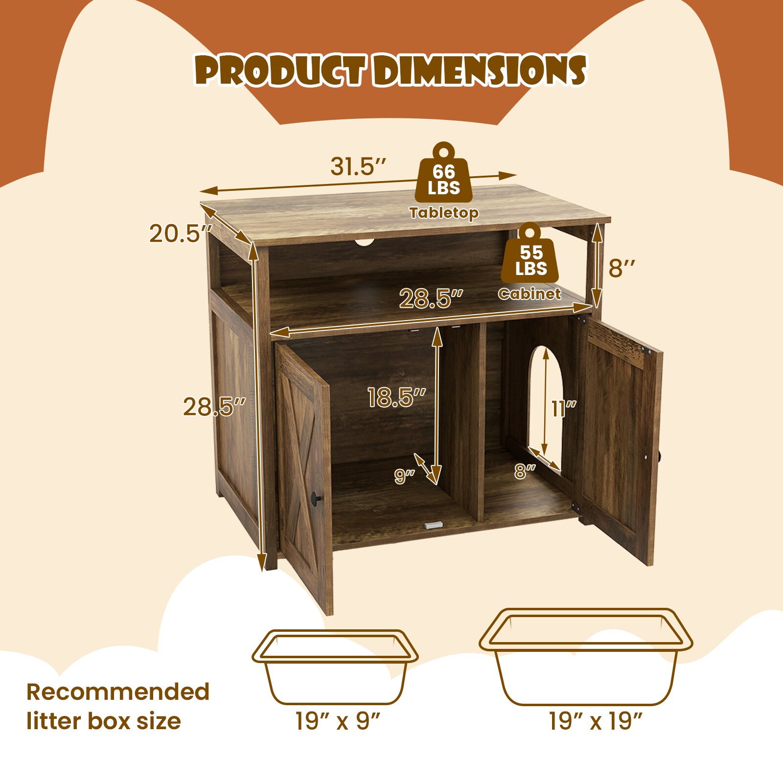Ayelon 6S7822OK Litter-Boxes - View #2