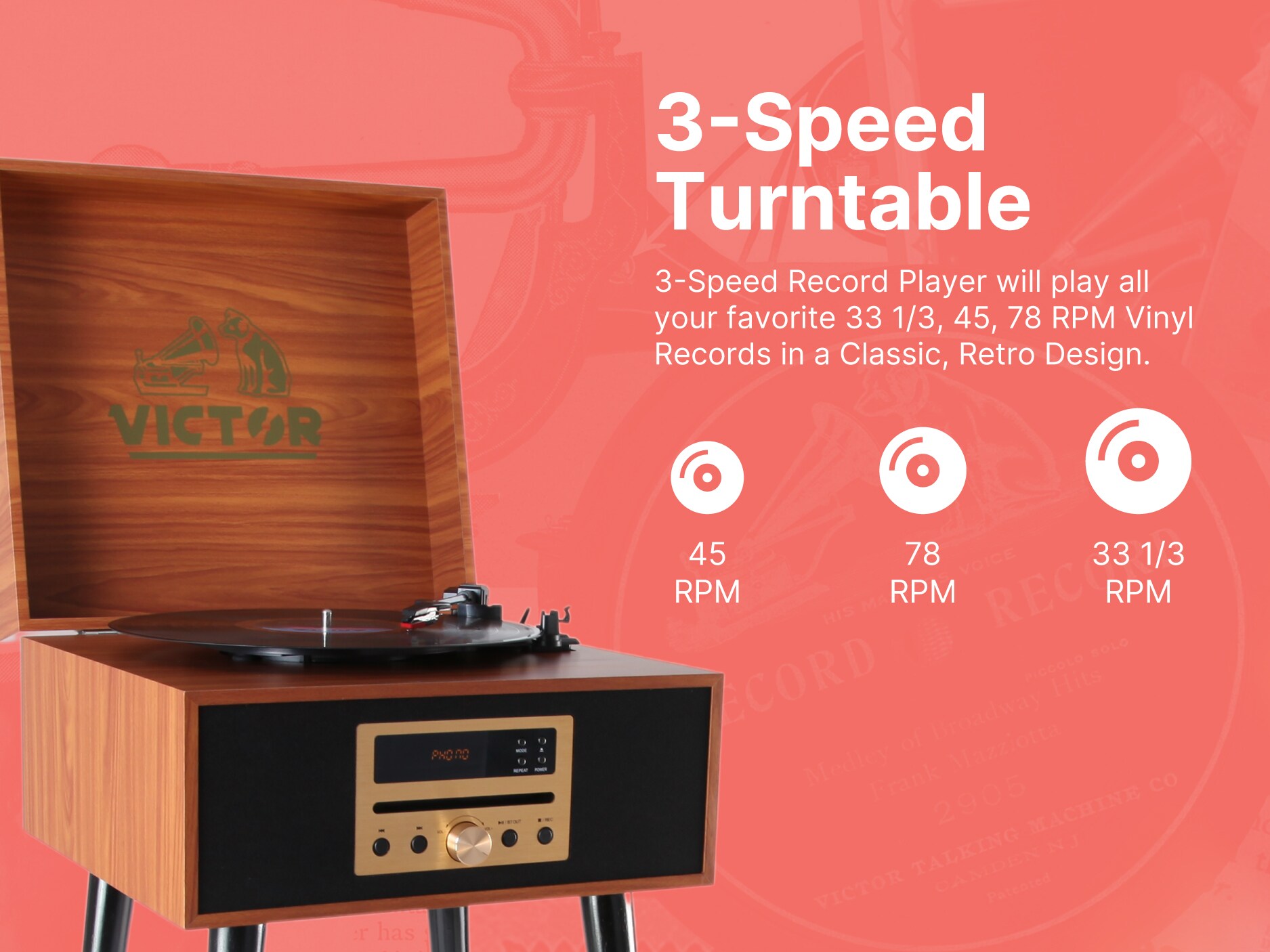 Victor VWRP-3500-ES Turntables-Accessories - View #4
