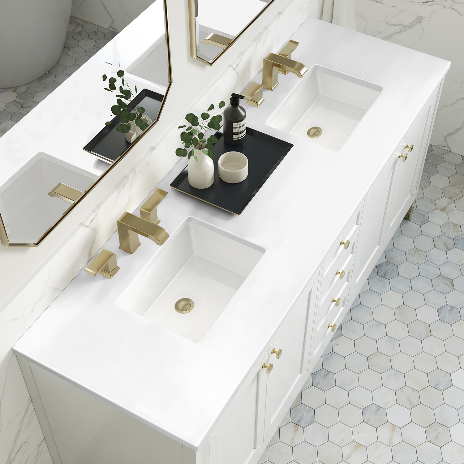 James Martin Vanities 305-V72-GW-3WZ Bath-Vanity-Combo - View #4