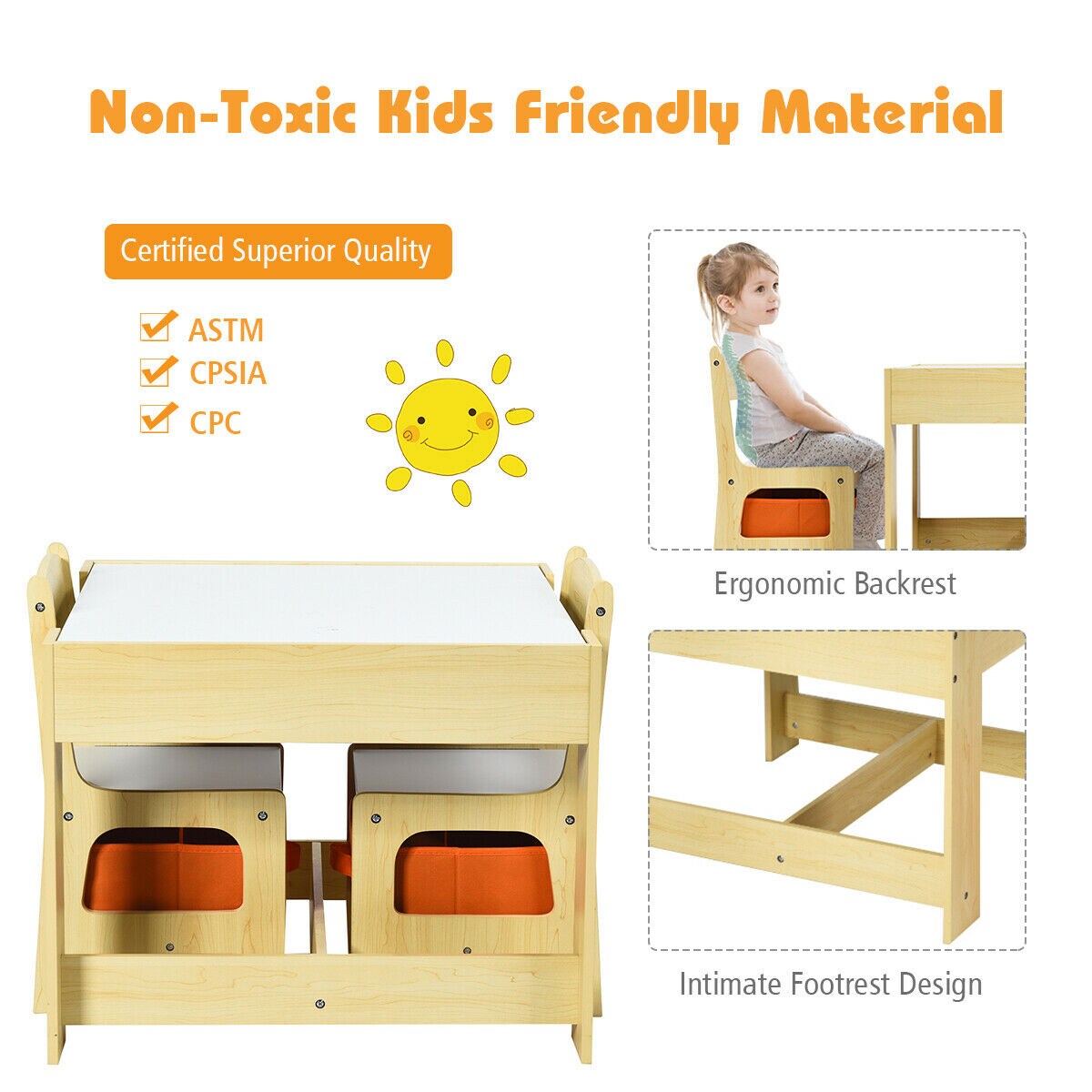 CASAINC WF-HYSN-5584NA Kids-Play-Tables - View #6