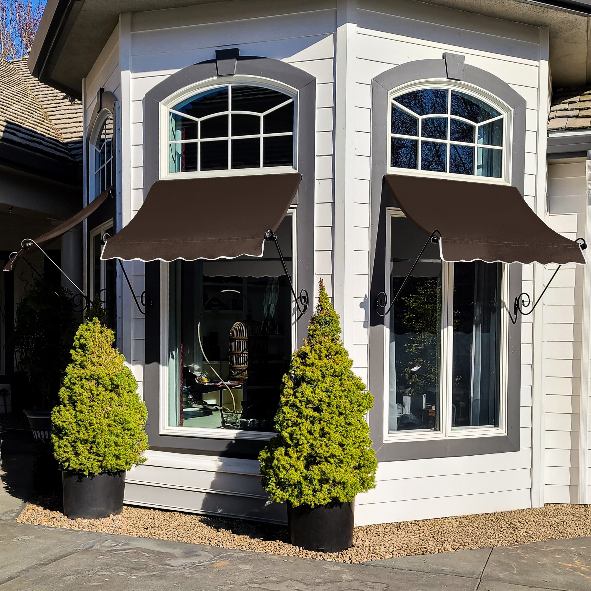 Awntech CH33-L-6BRN awnings - View #3