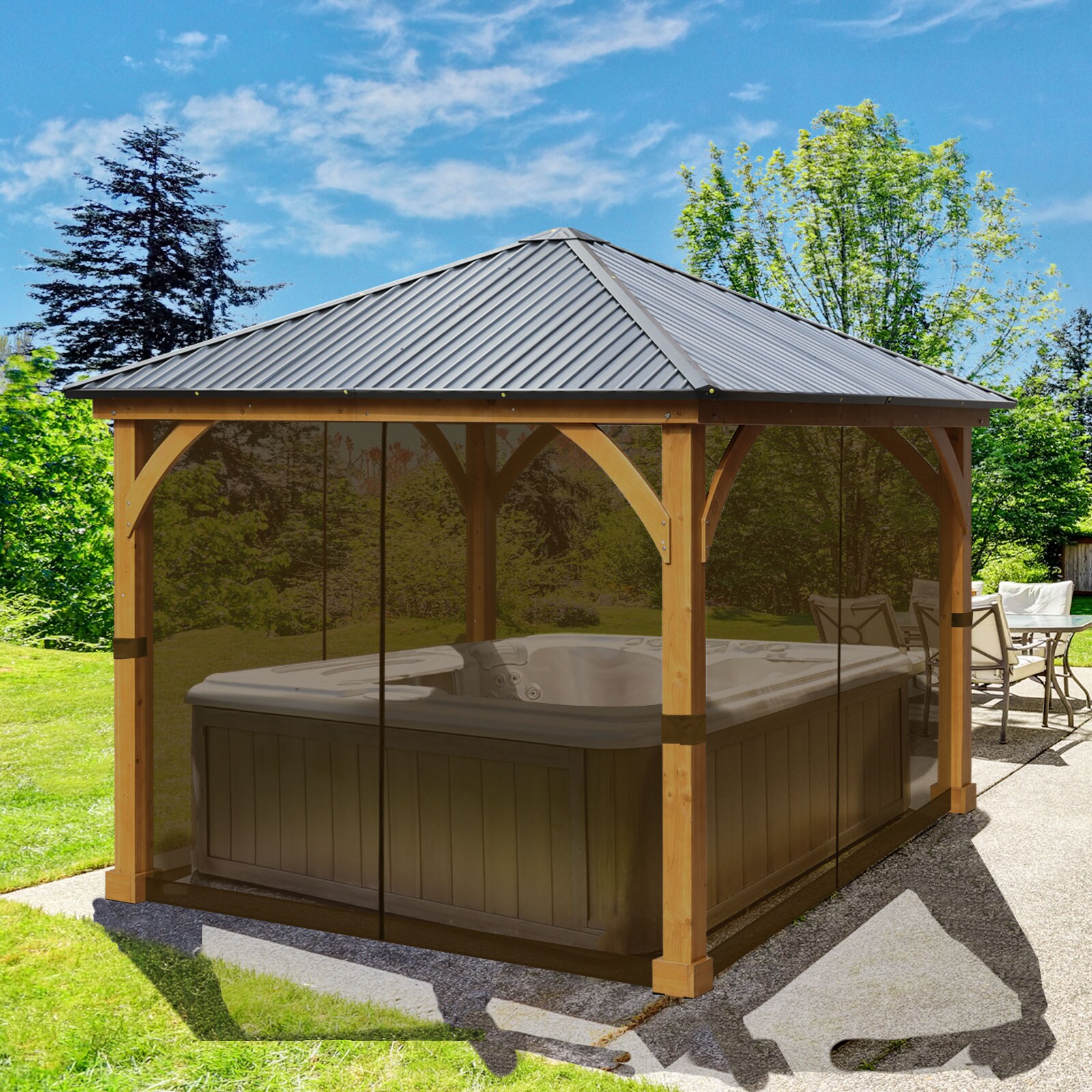 Aoodor A001-PBNBN Gazebo-Parts-Accessories - View #6