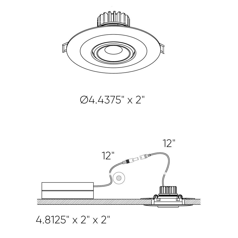 DALS Lighting LEDDOWNG4-SN Led-Retrofit-Downlight - View #3