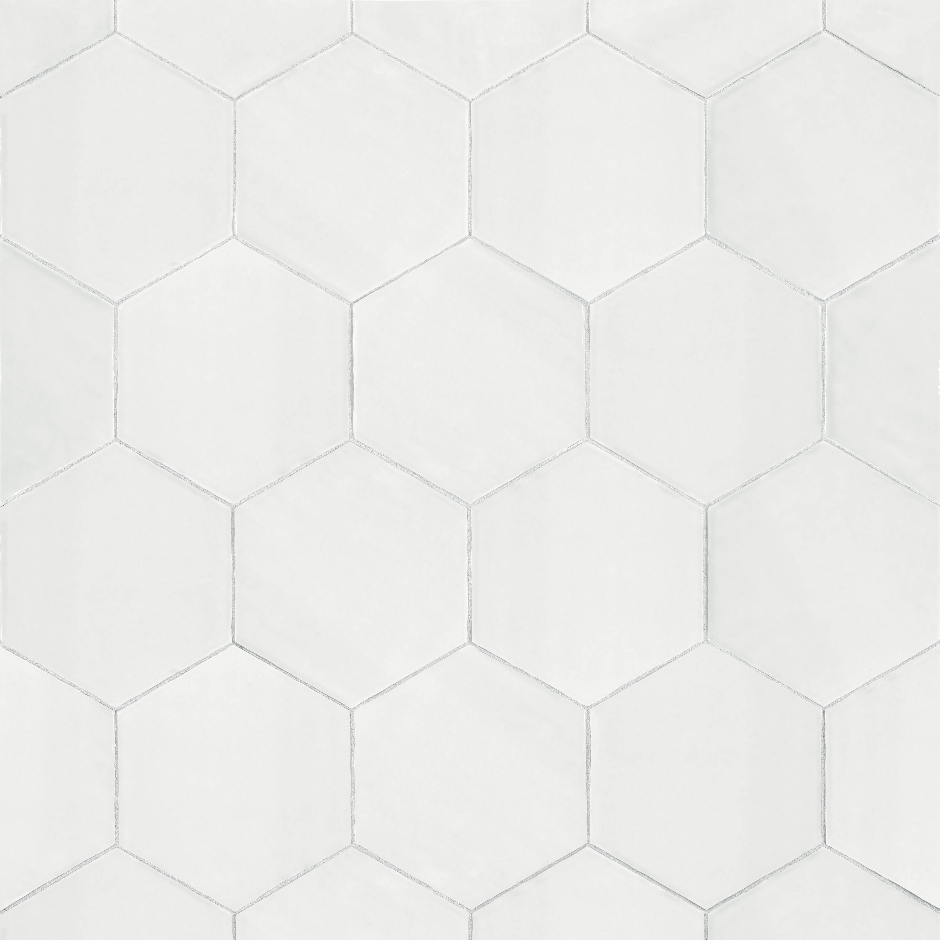 Satori Talesso Snowfall 6-in x 7-in Glossy Ceramic Encaustic Wall Tile ...