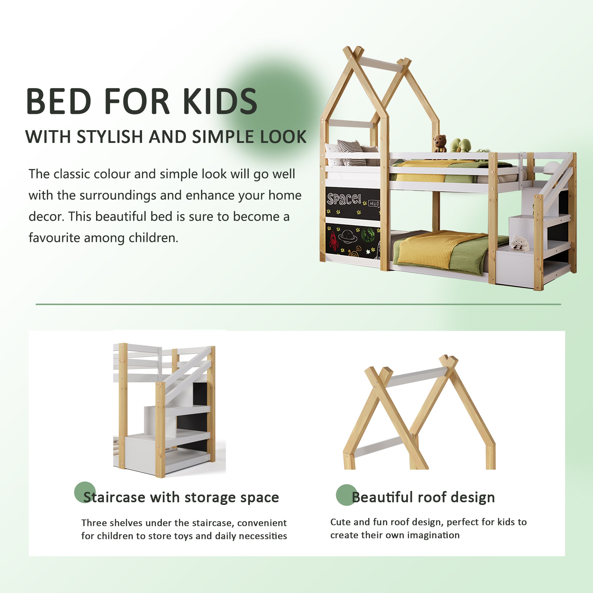 SINOFURN SYC470003WT Bunk-Beds - View #14