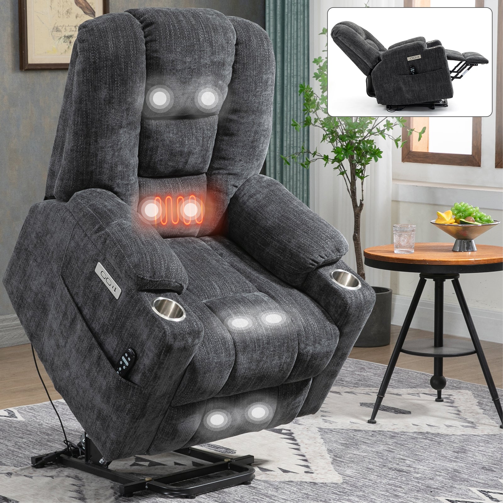 Boyel Living BL-CM871GY recliners - View #2