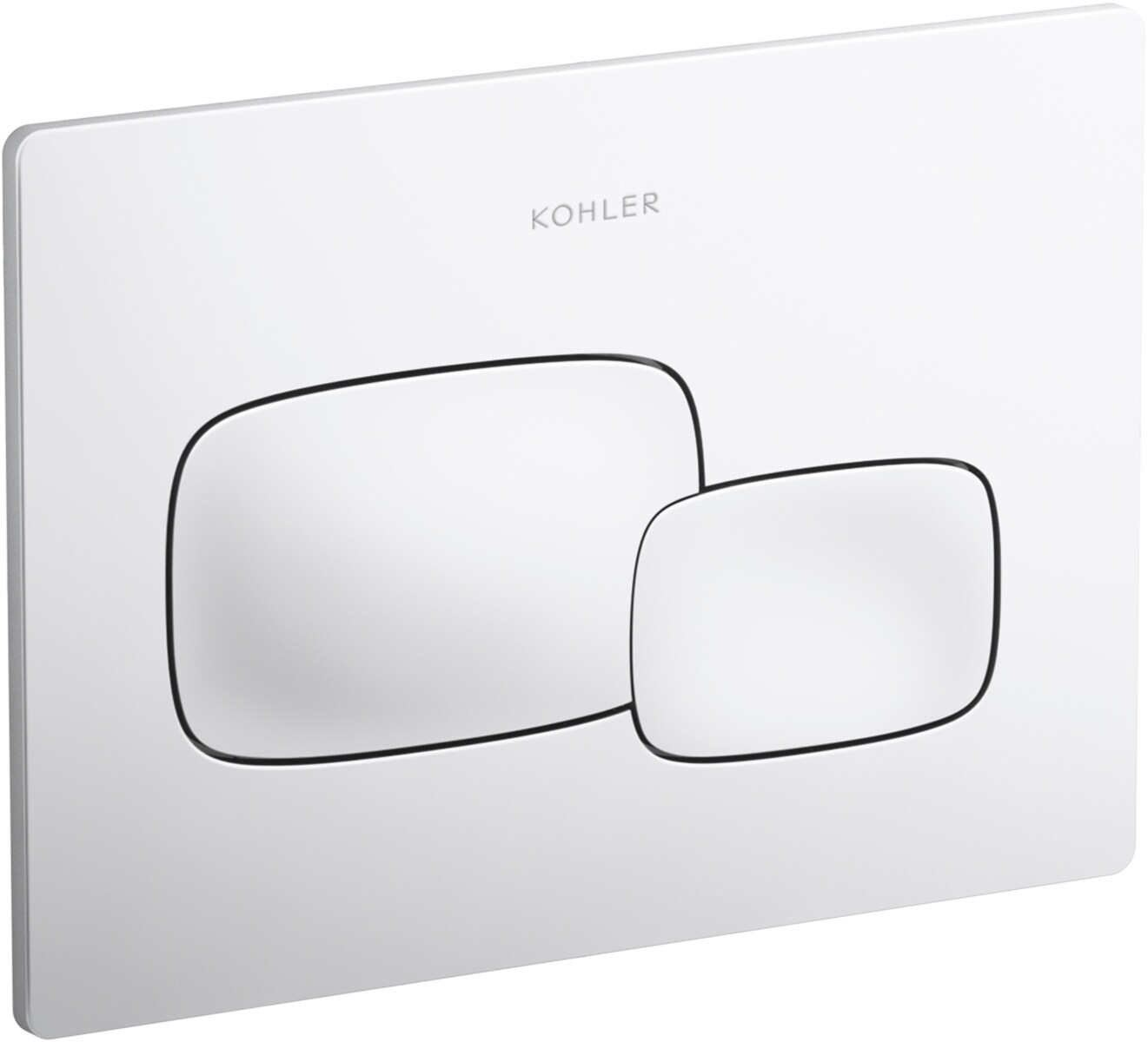 KOHLER White Flush Actuator at