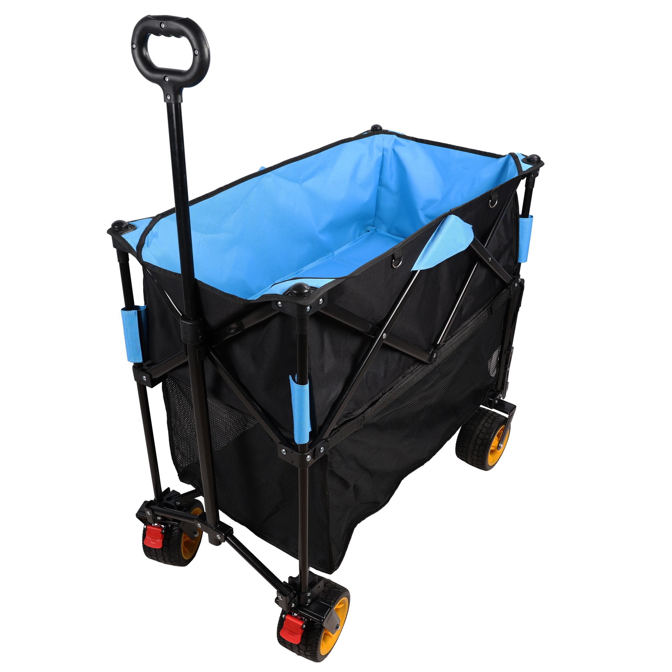 Maocao Hoom JLP200955 Big large capacity Folding cart 14-cu ft Cast iron Folding Yard Cart