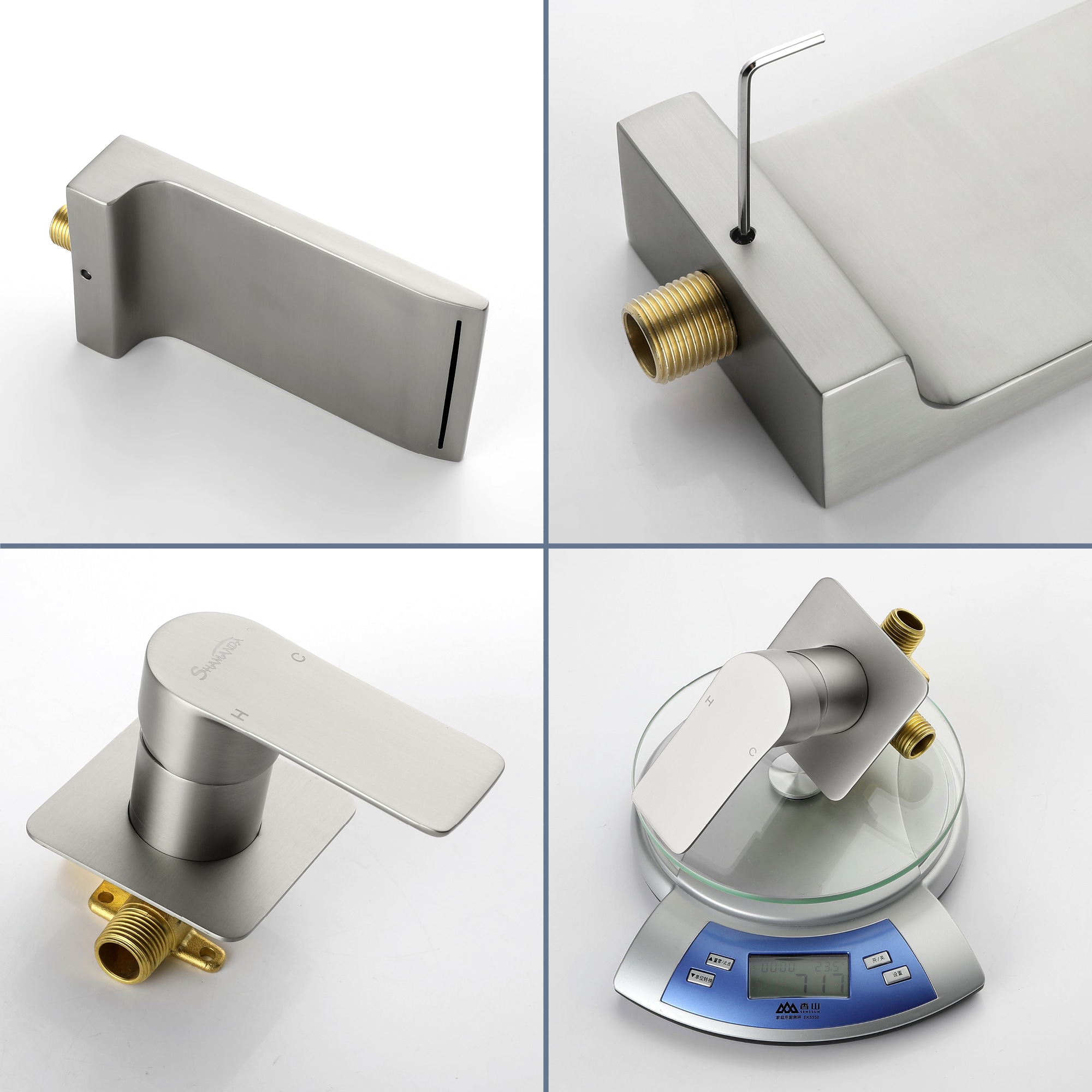 WELLFOR SMG-2410BN Roman-Tub-Faucets - View #11