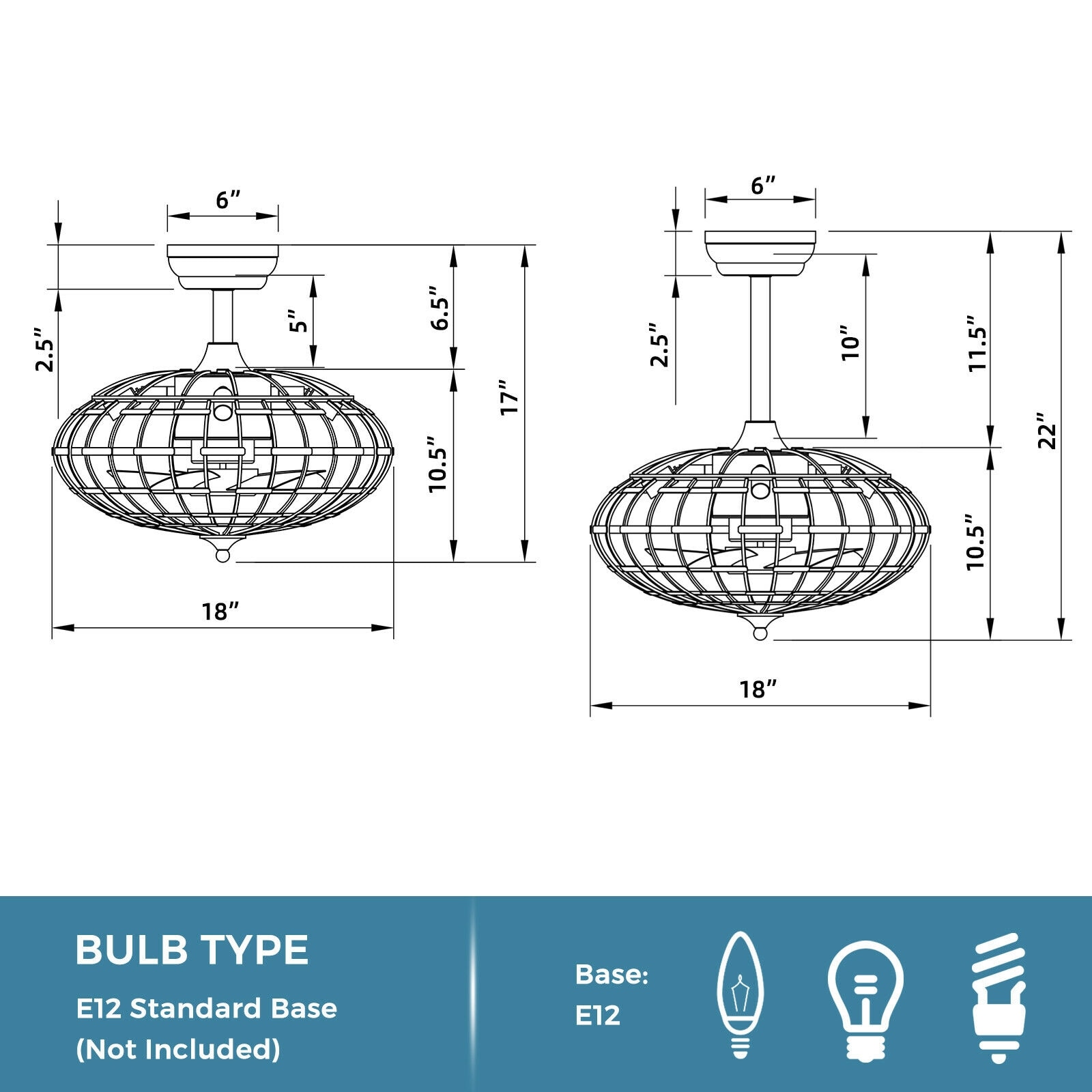Forclover WYL2-C5266DK Ceiling-Fans - View #9