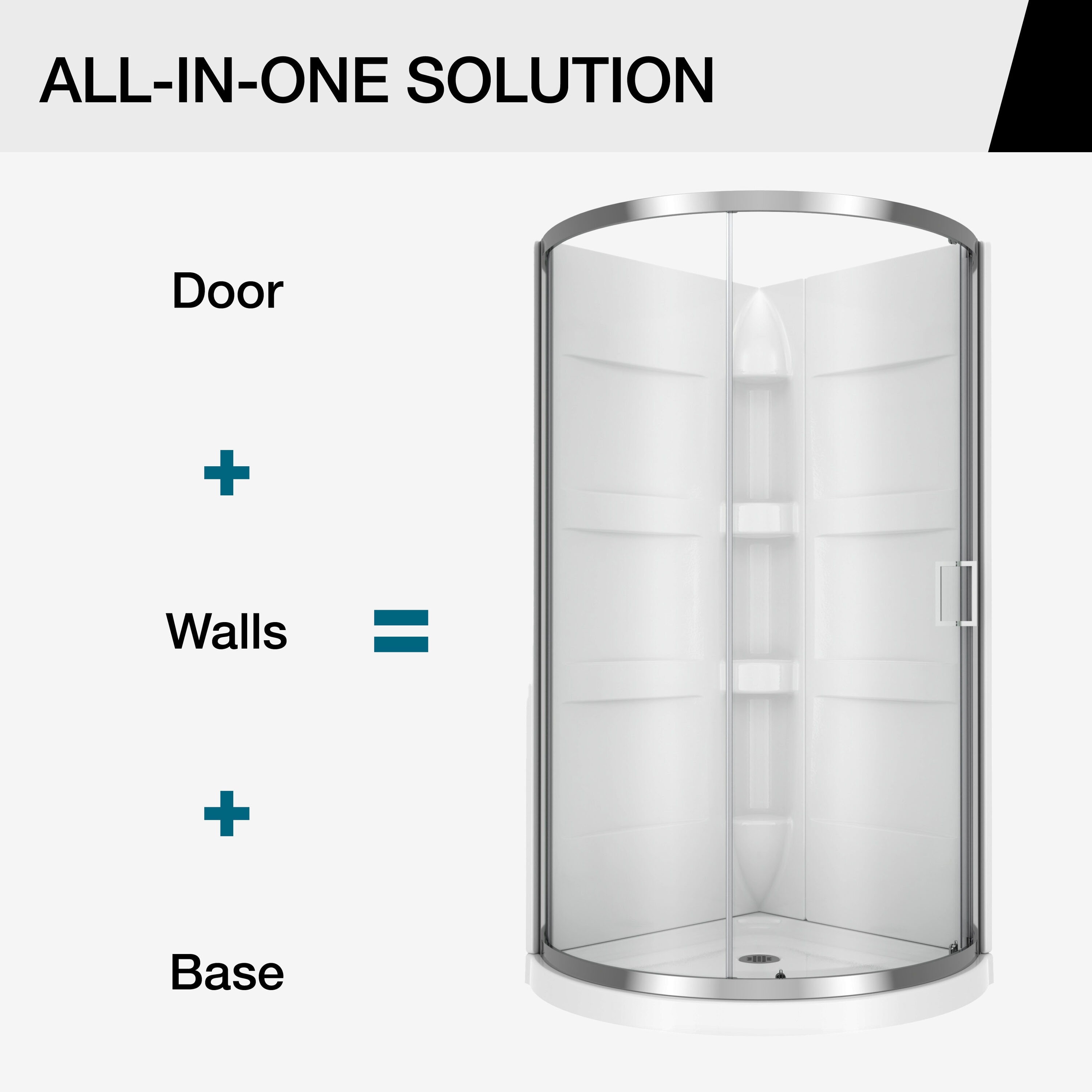 MAAX 800025-900-084 Alcove-Shower-Kit - View #10