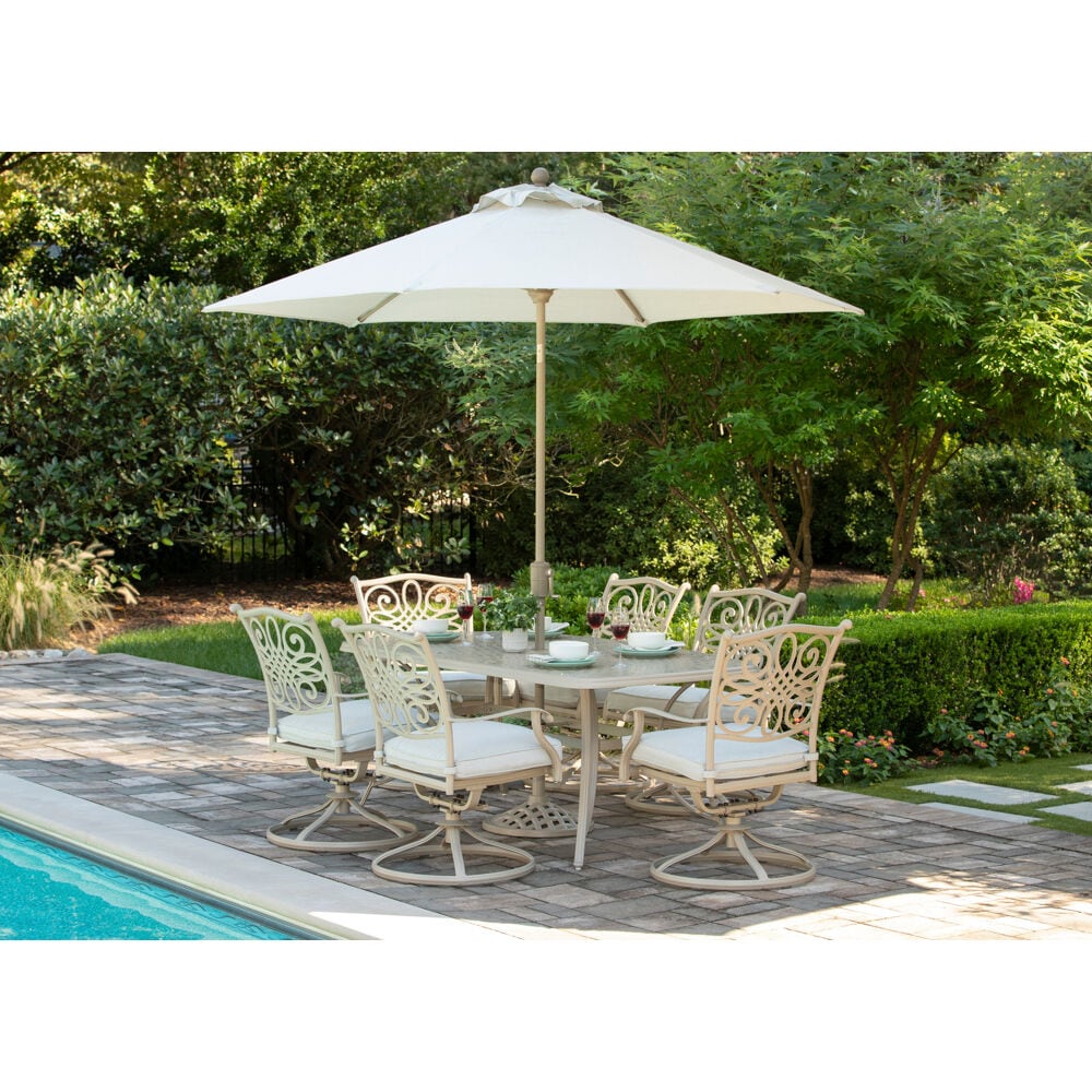Hanover TRADDNSD7PCSW6-BE-SU Patio-Dining-Sets - View #15