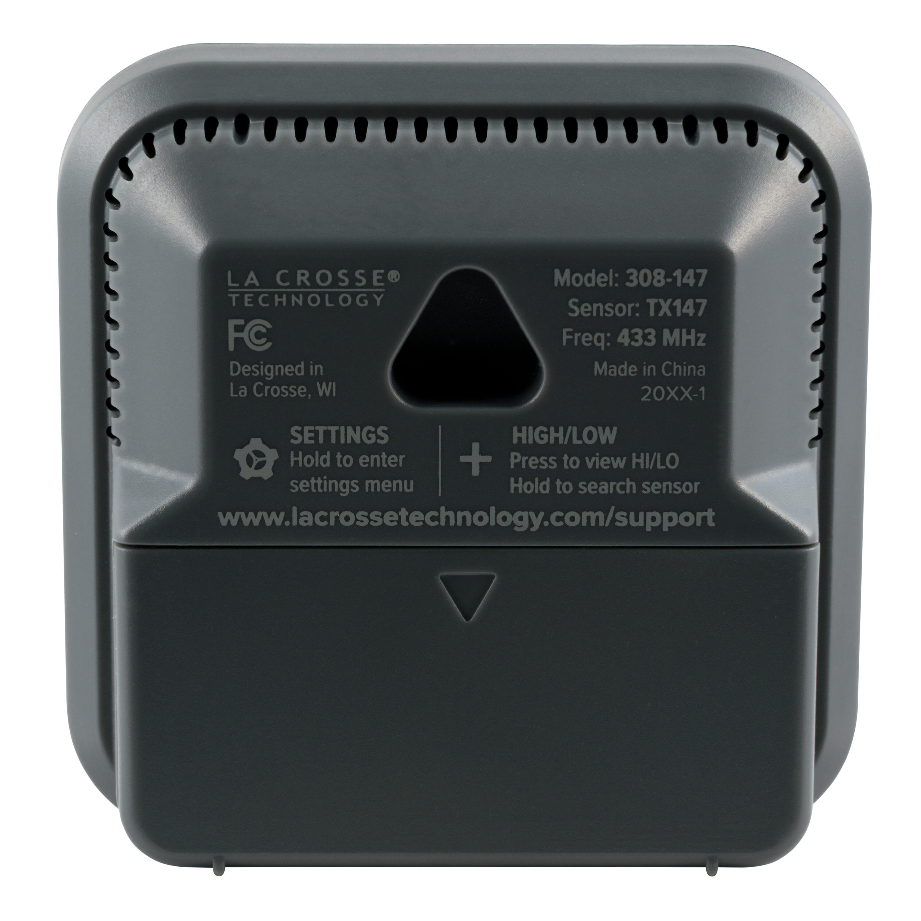 La Crosse Technology® Battery-powered Lcd Wireless 2-piece Digital