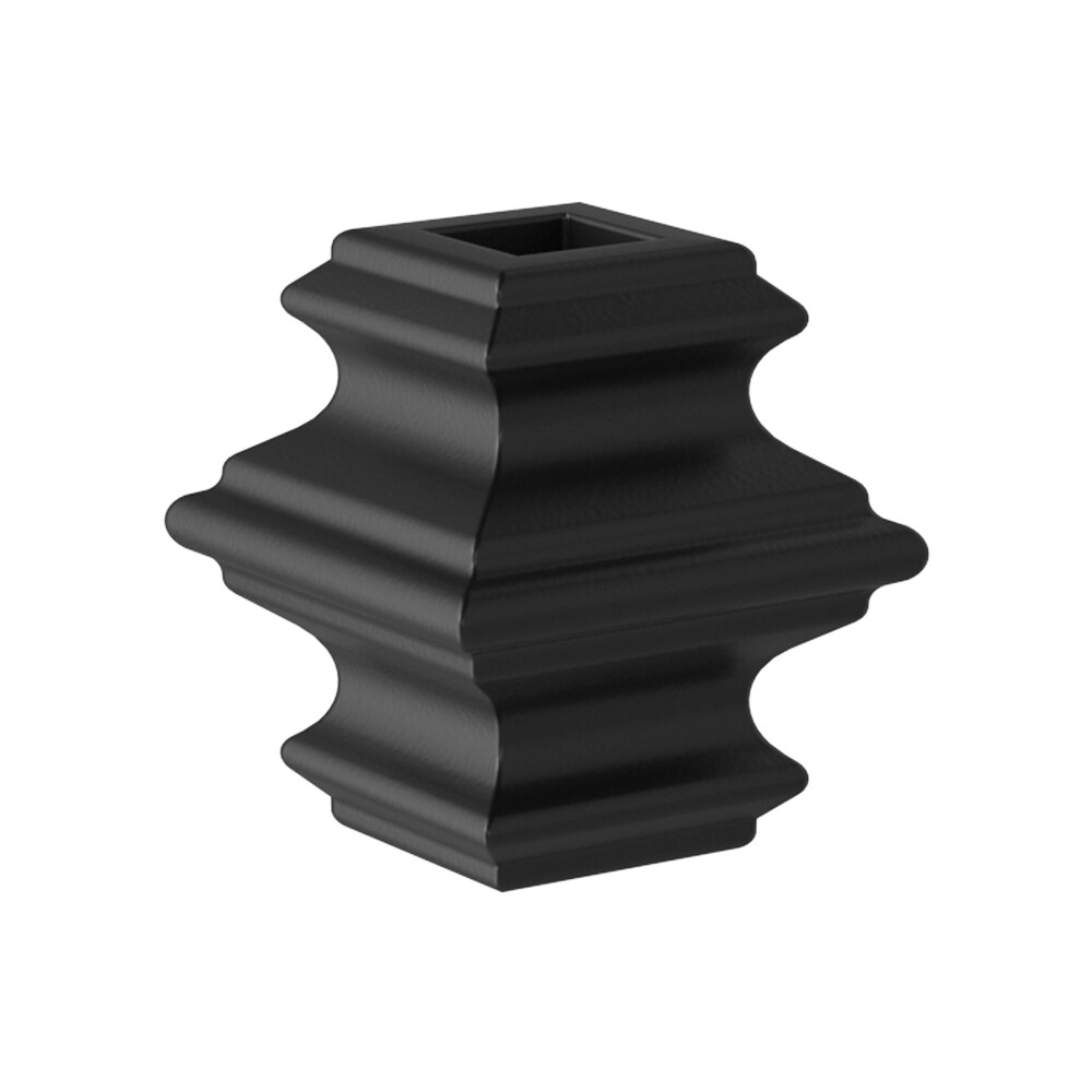 Crown Heritage 4983832FB 1.7813-in x 1.625-in Satin Black Steel Stair Baluster Kneewall Kit