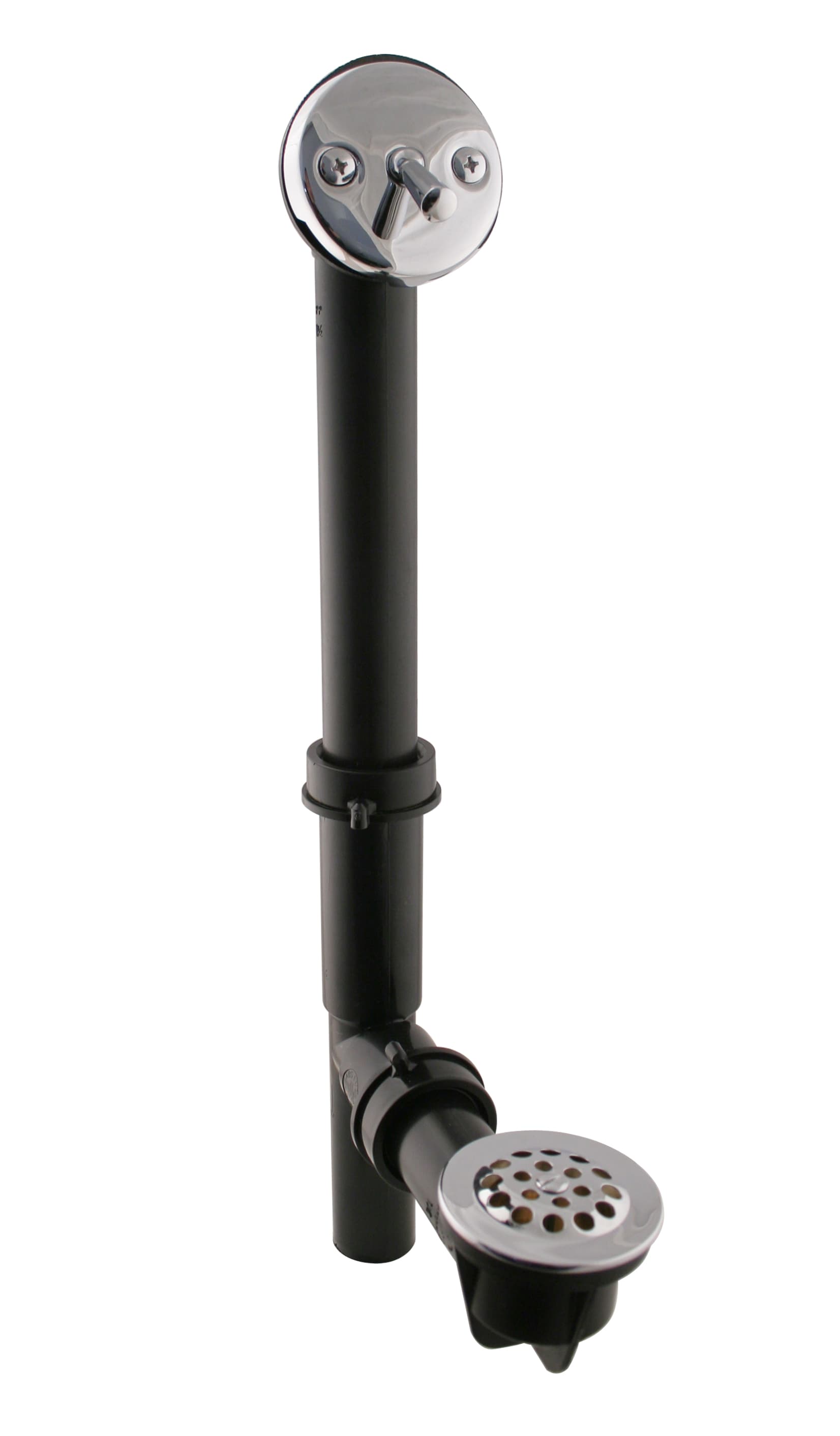 WESTBRASS 592144-05 Bath Waste with Trip Lever Faceplate 1-1/2" Tubular In Polished Nickel 592144-05