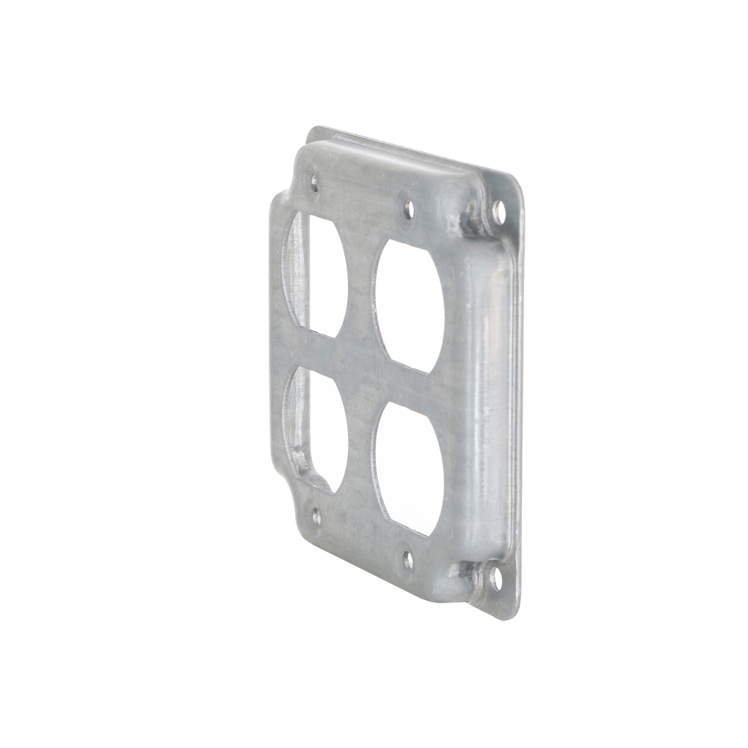 Durable Pre-Galvanized Steel 2 Gang Duplex Cover