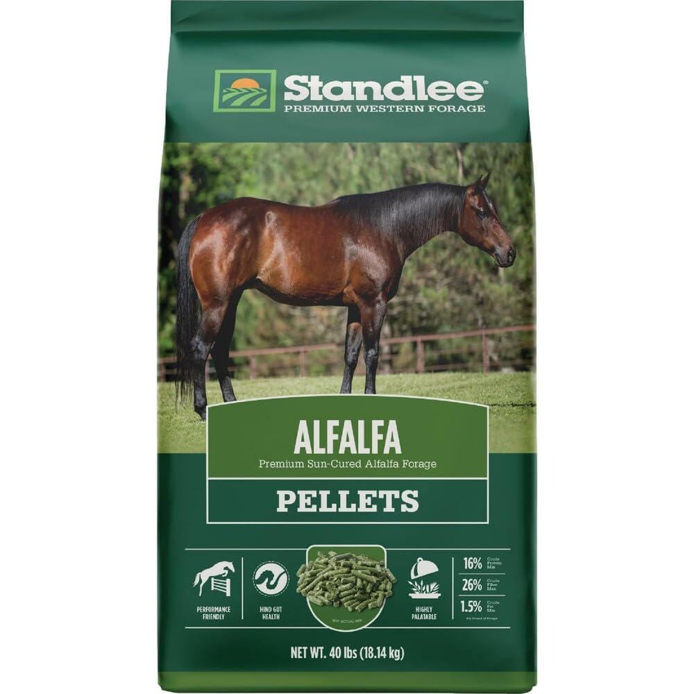 Standlee Premium Alfalfa Pellets for Horses 40 lbs #TV192981