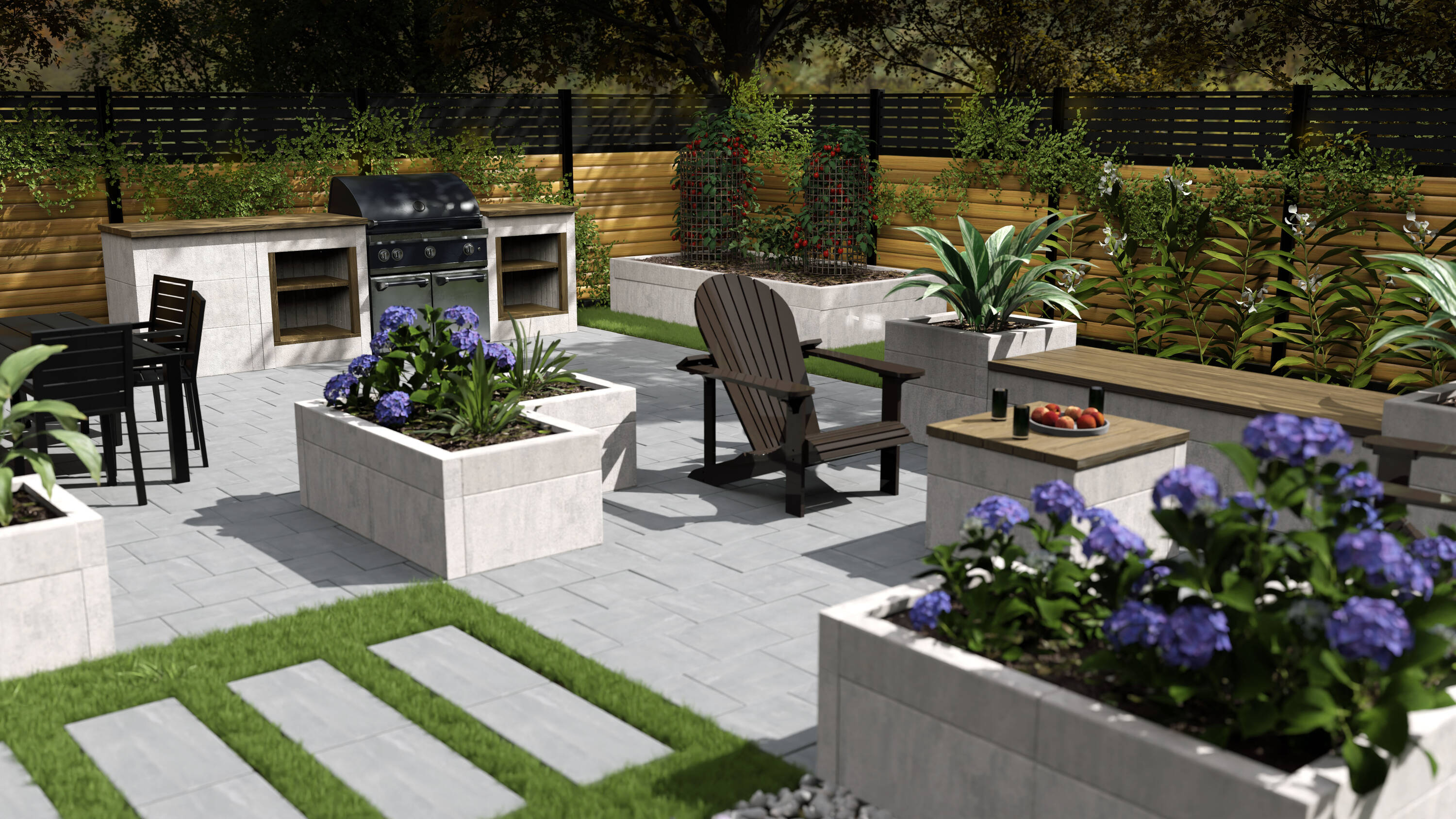 Belgard 2.6in H x 24in L x 6in D Designforms Scandina Grey Concrete