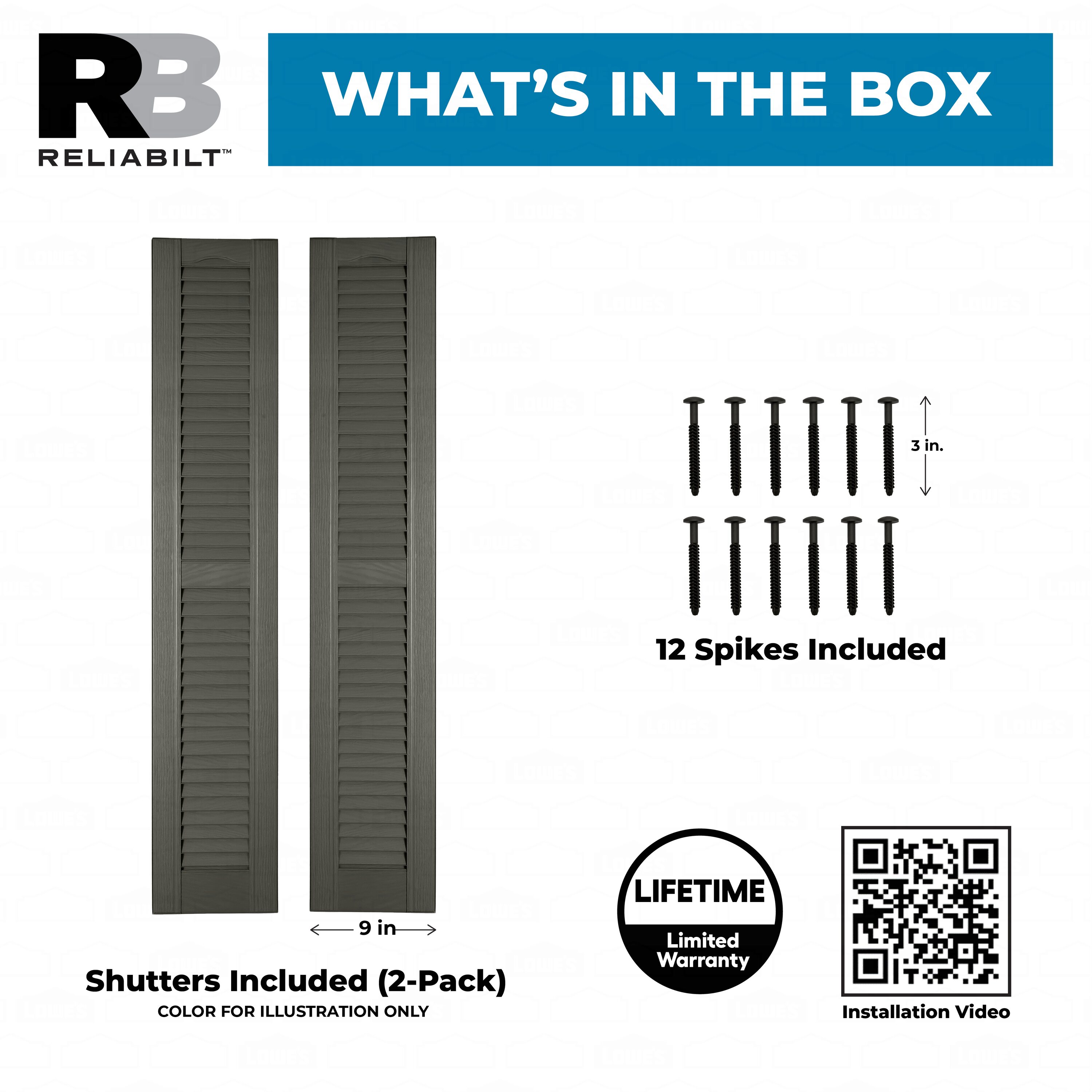 RELIABILT LVRCT0955004 Exterior-Shutters - View #7
