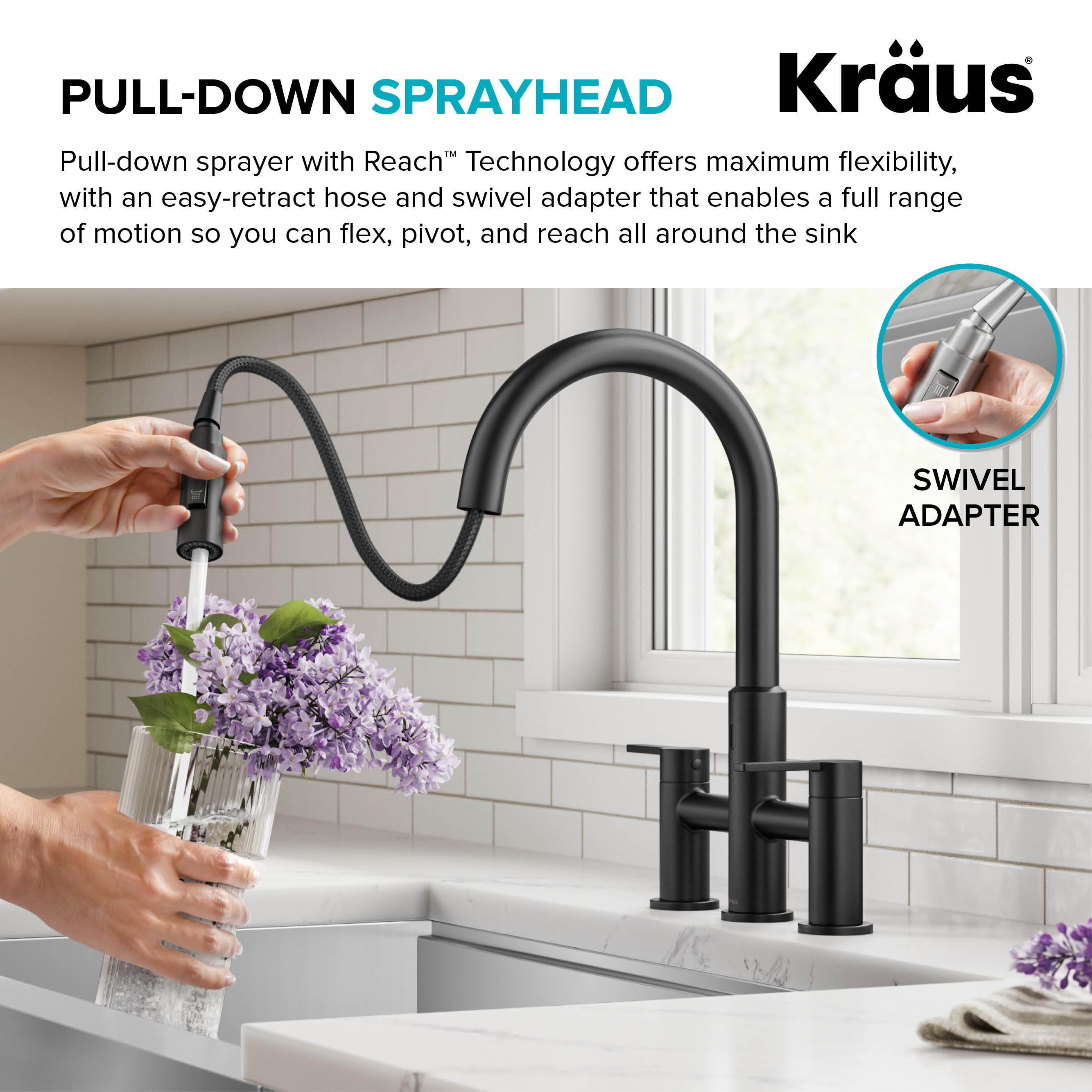 Kraus KSF-3122MB Kitchen-Faucets - View #6