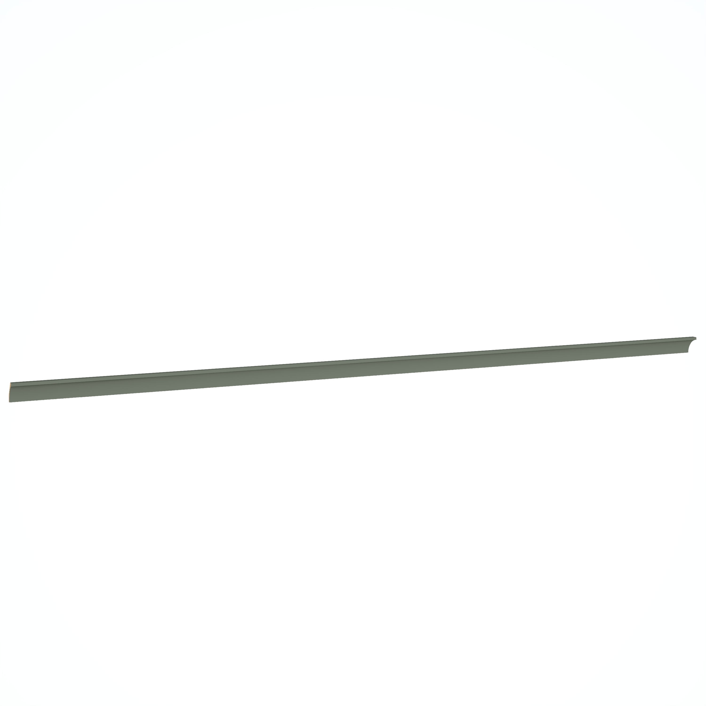 Diamond Express 61H-SMCOVECROWN8 Cabinet Crown Moulding 96-in W x 2.5-in H x 2.3-in D Retreat Green Painted (Cove Crown Molding)