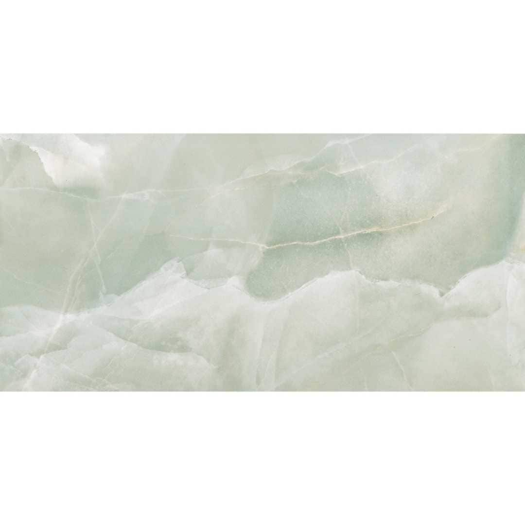 The Tile Life Geo Lush Glossy Jade 12-in x 24-in Polished Porcelain ...