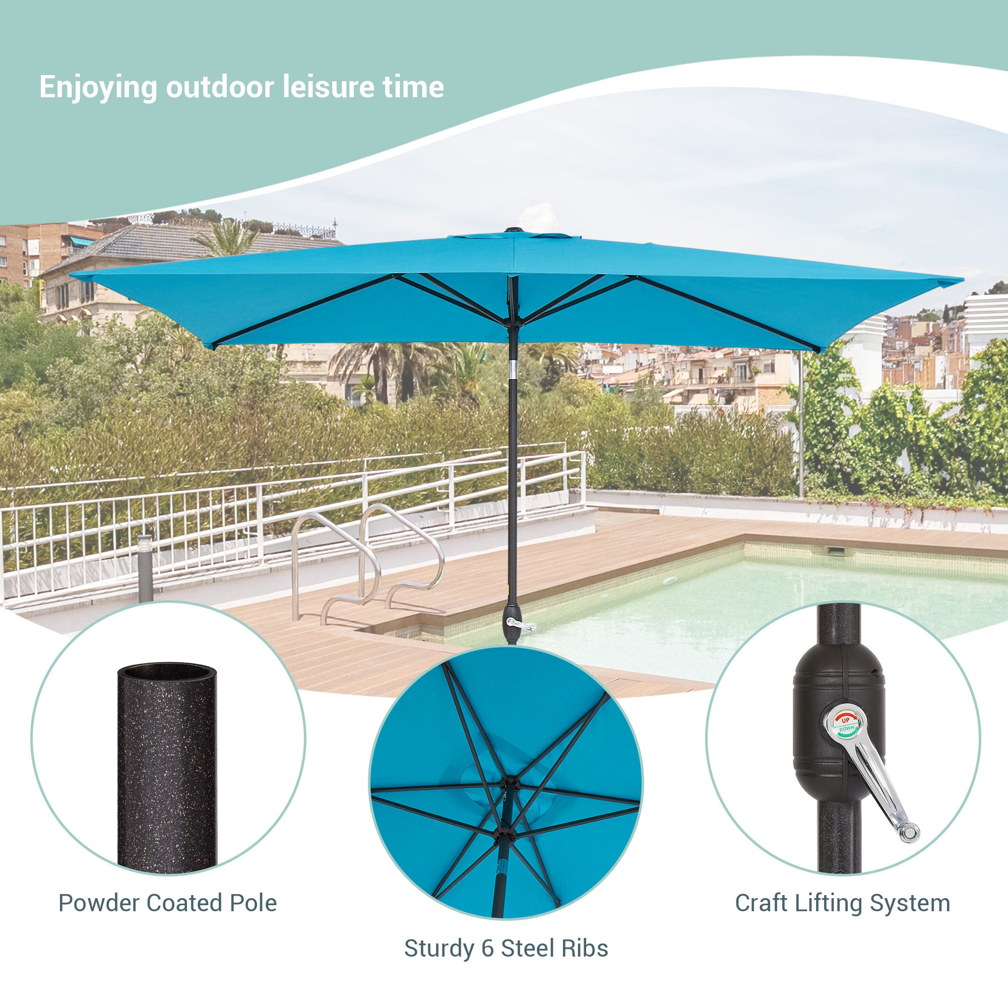 Sonkuki SD-TJLED23LB Umbrellas-2 - View #7