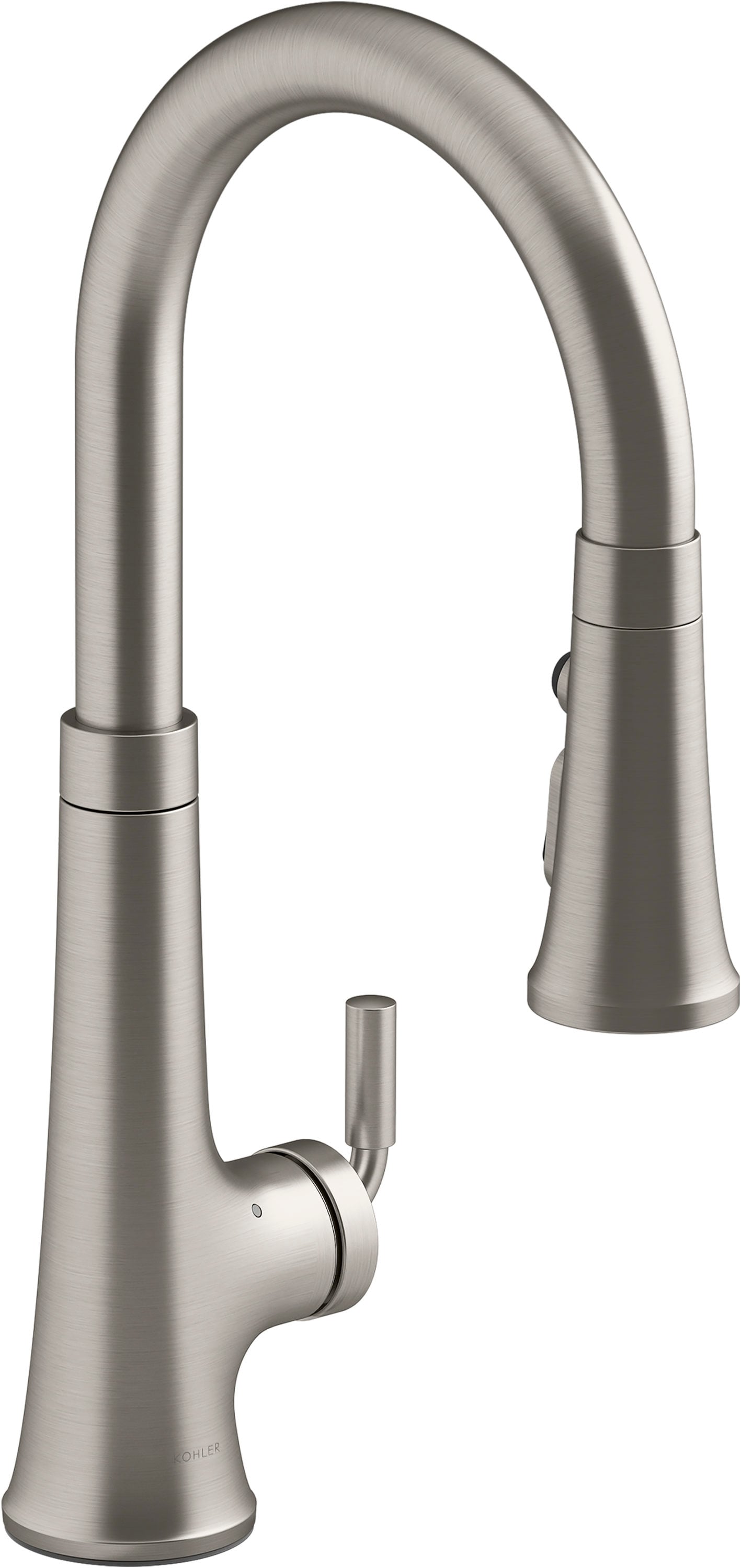 KOHLER Tone Vibrant Stainless Single Handle Pull-down Touchless Kitchen ...