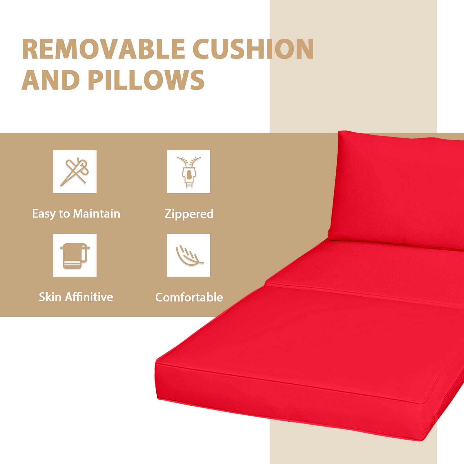 LIVIZA OUJ66745REA-X Patio-Sofas-Daybeds - View #7