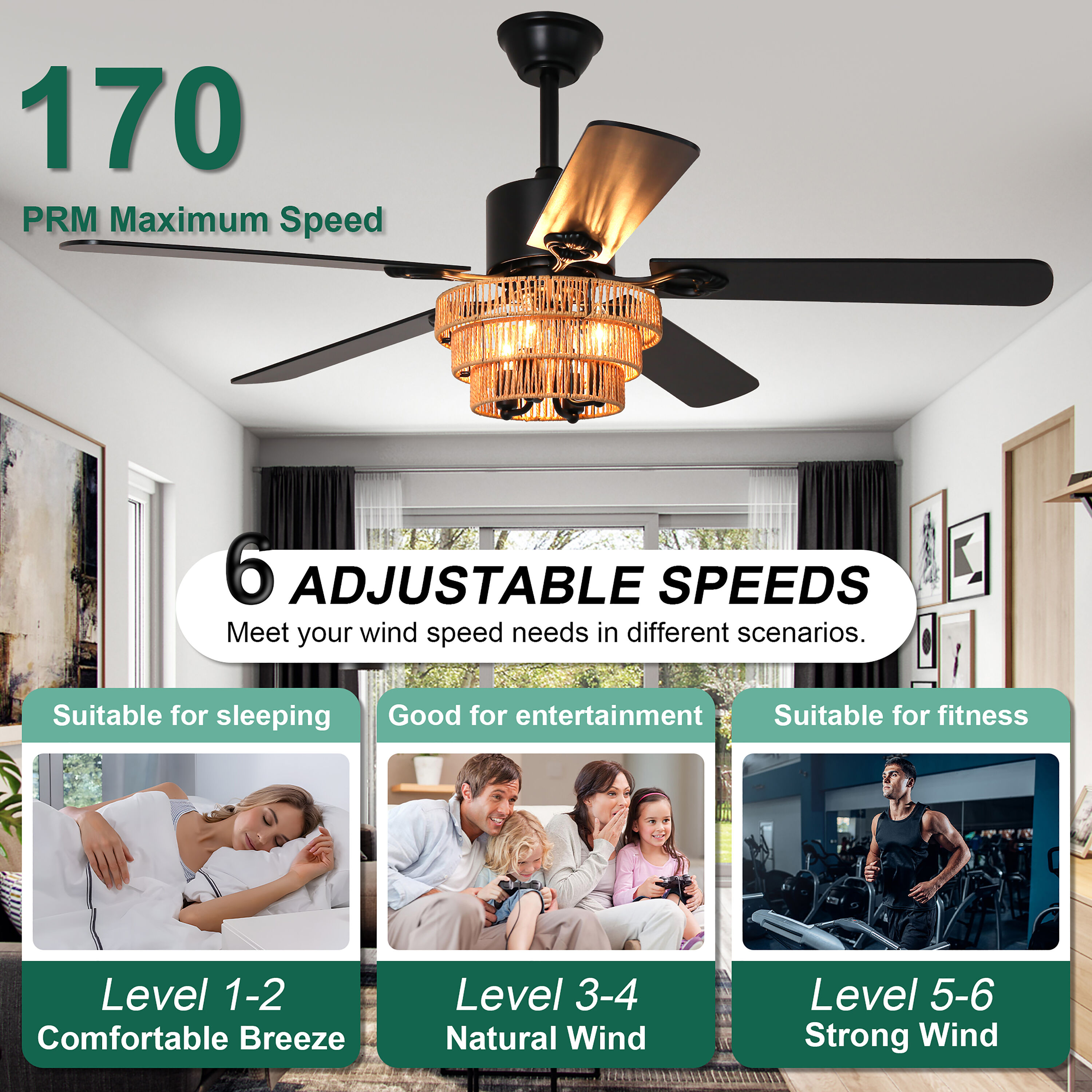 Cusp Barn CS52P21 Ceiling-Fans - View #6