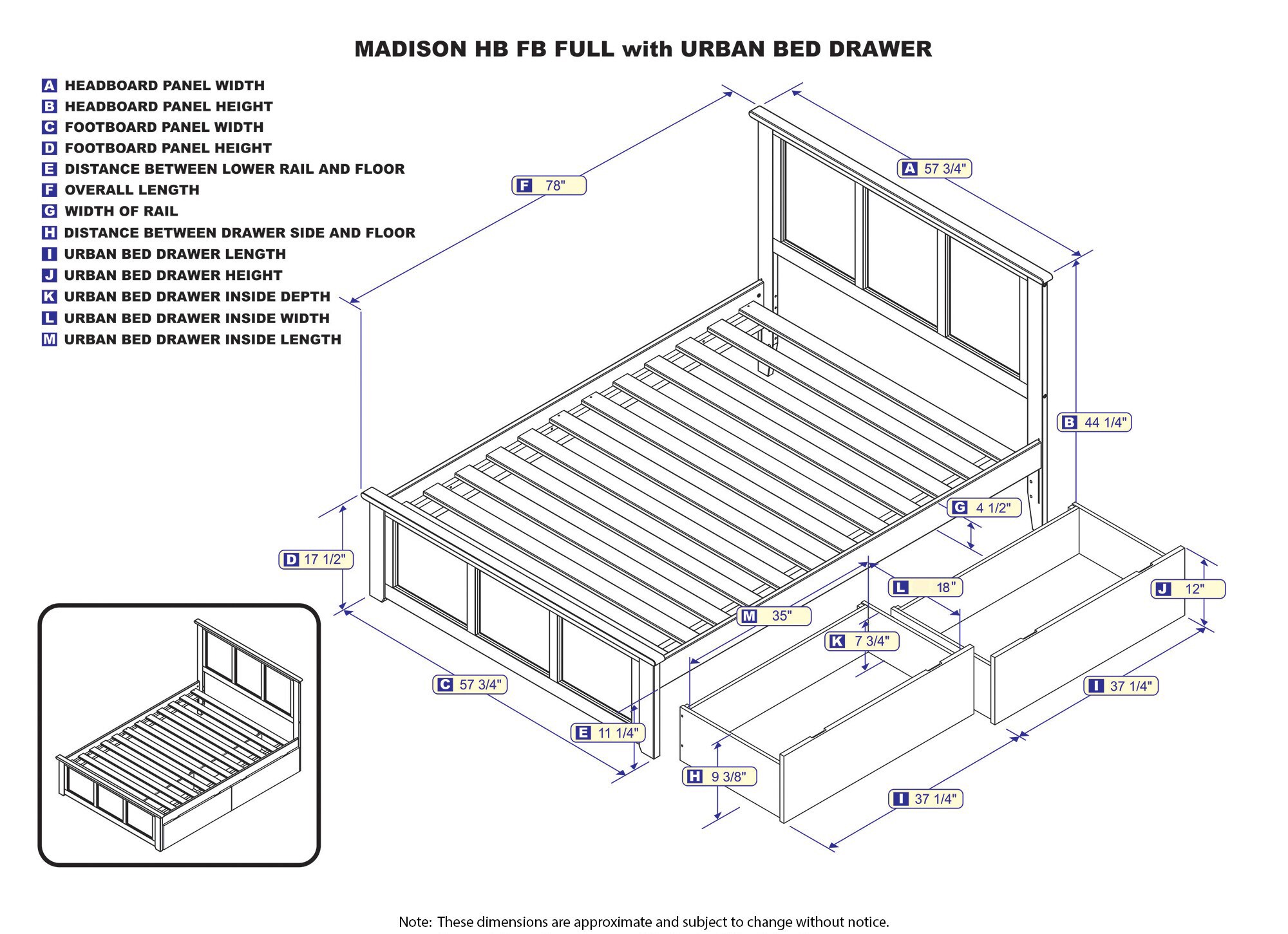 AFI Furnishings AR8636114 beds - View #7