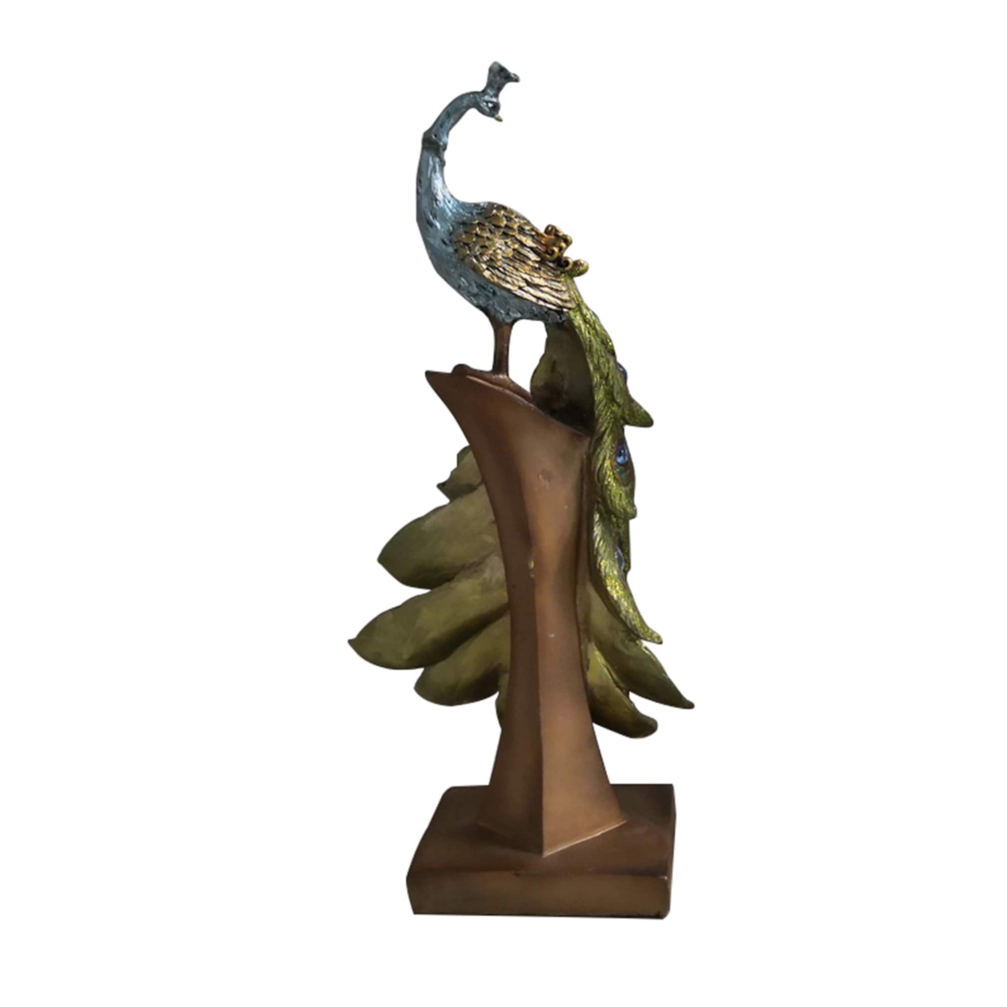Benzara BM04276 Gold Stone Modern Statue