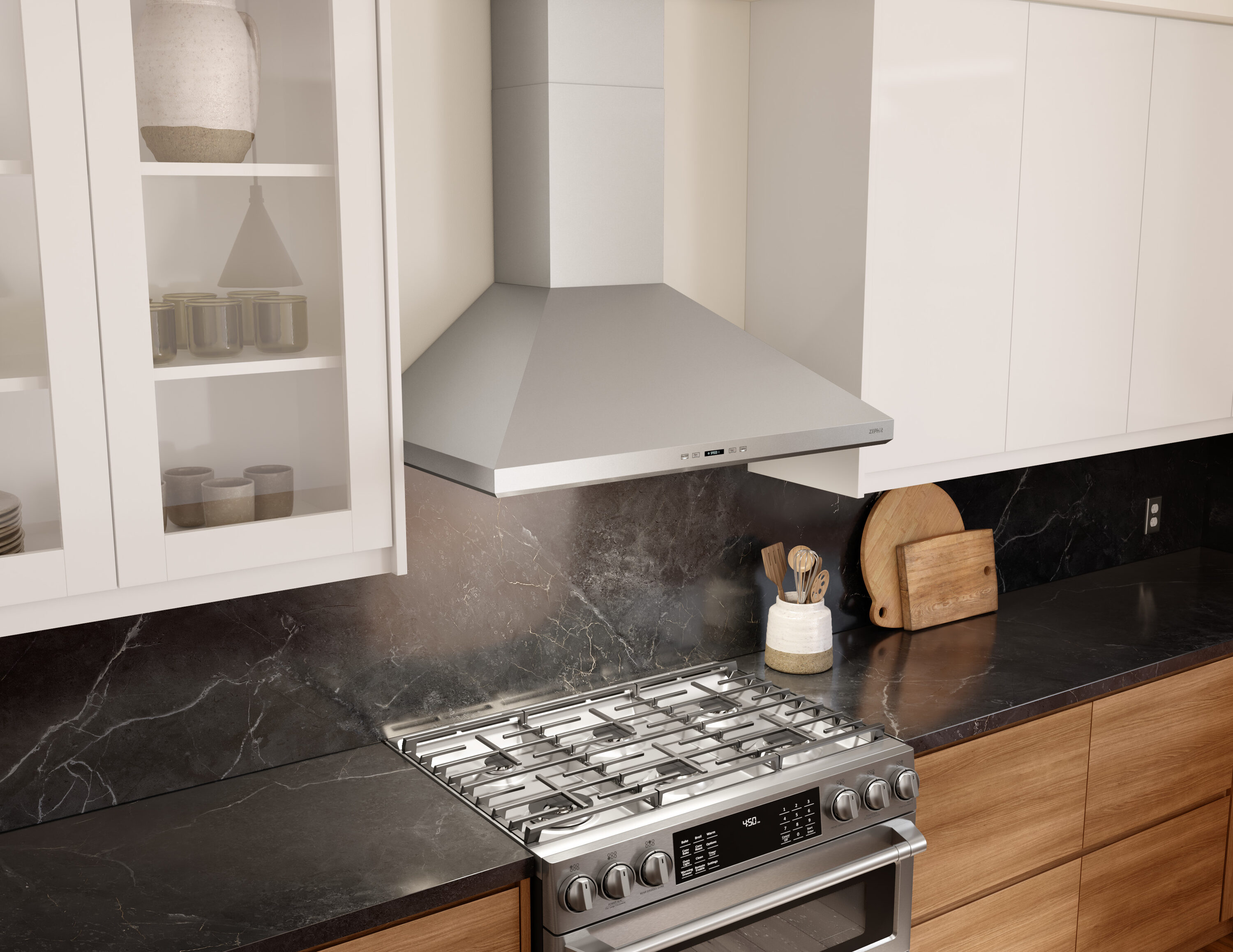 Zephyr ZSI-E30DS Wall-Mounted-Range-Hoods - View #3