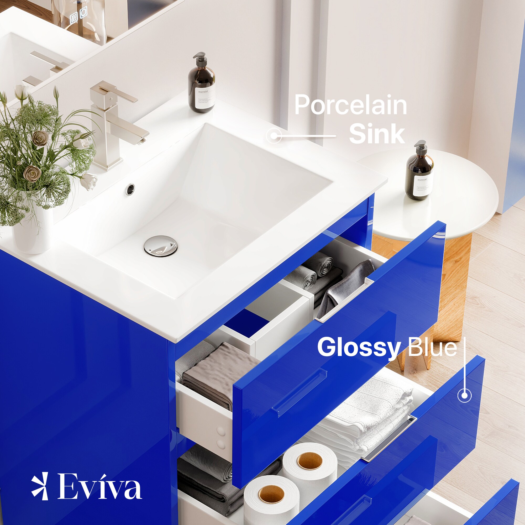 Eviva EVVN570-24X18BLU Bath-Vanity-Combo - View #4