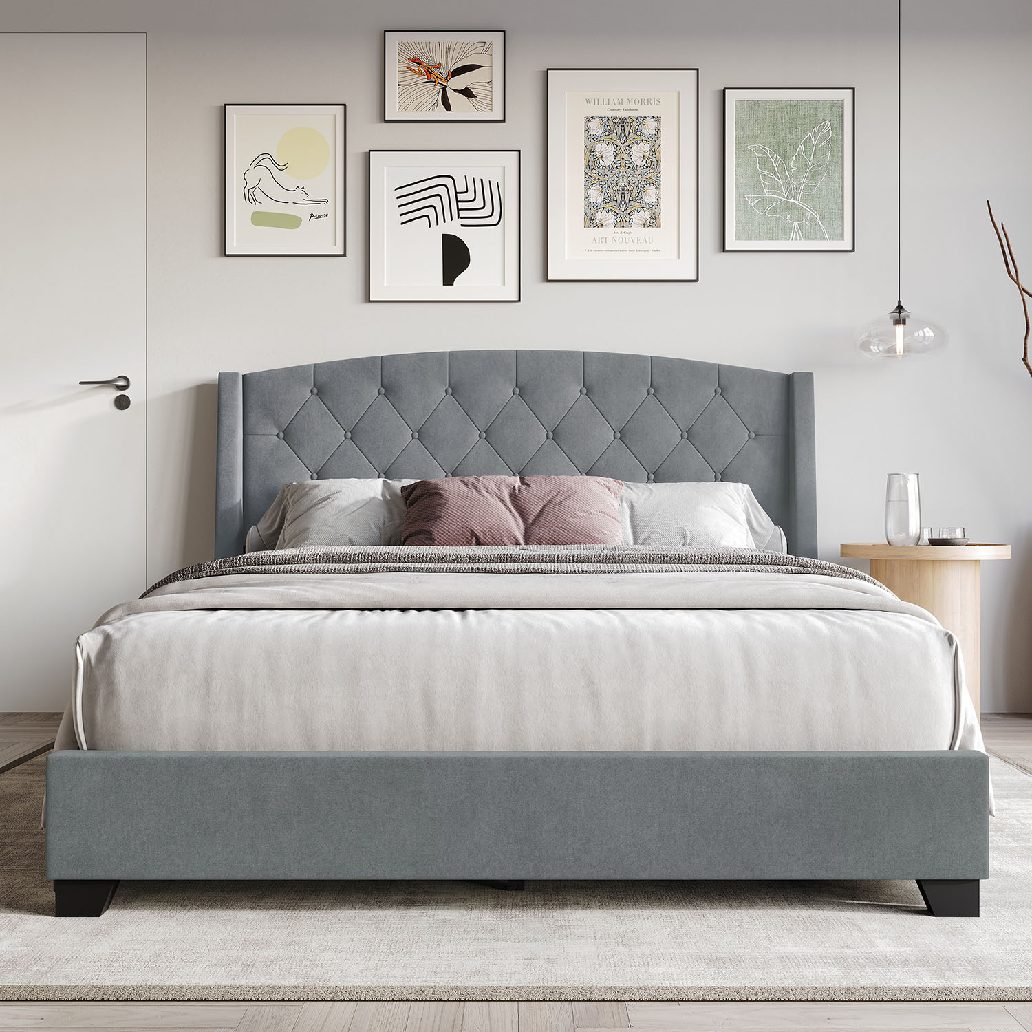 CasePiece C8531KPLS-LGY-VV beds - View #2