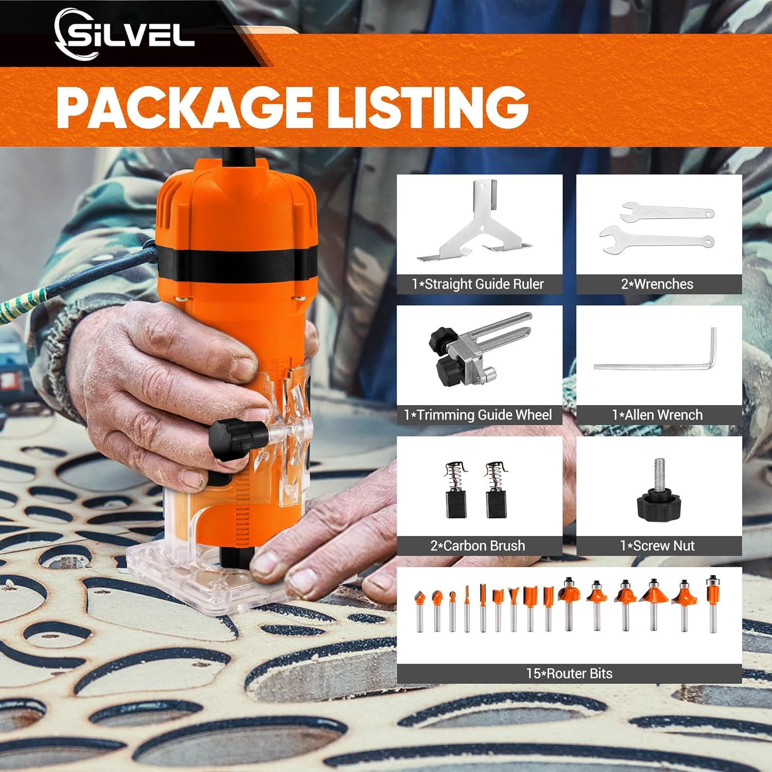 Silvel KF370013-02-CS Router-Bit-Sets - View #3