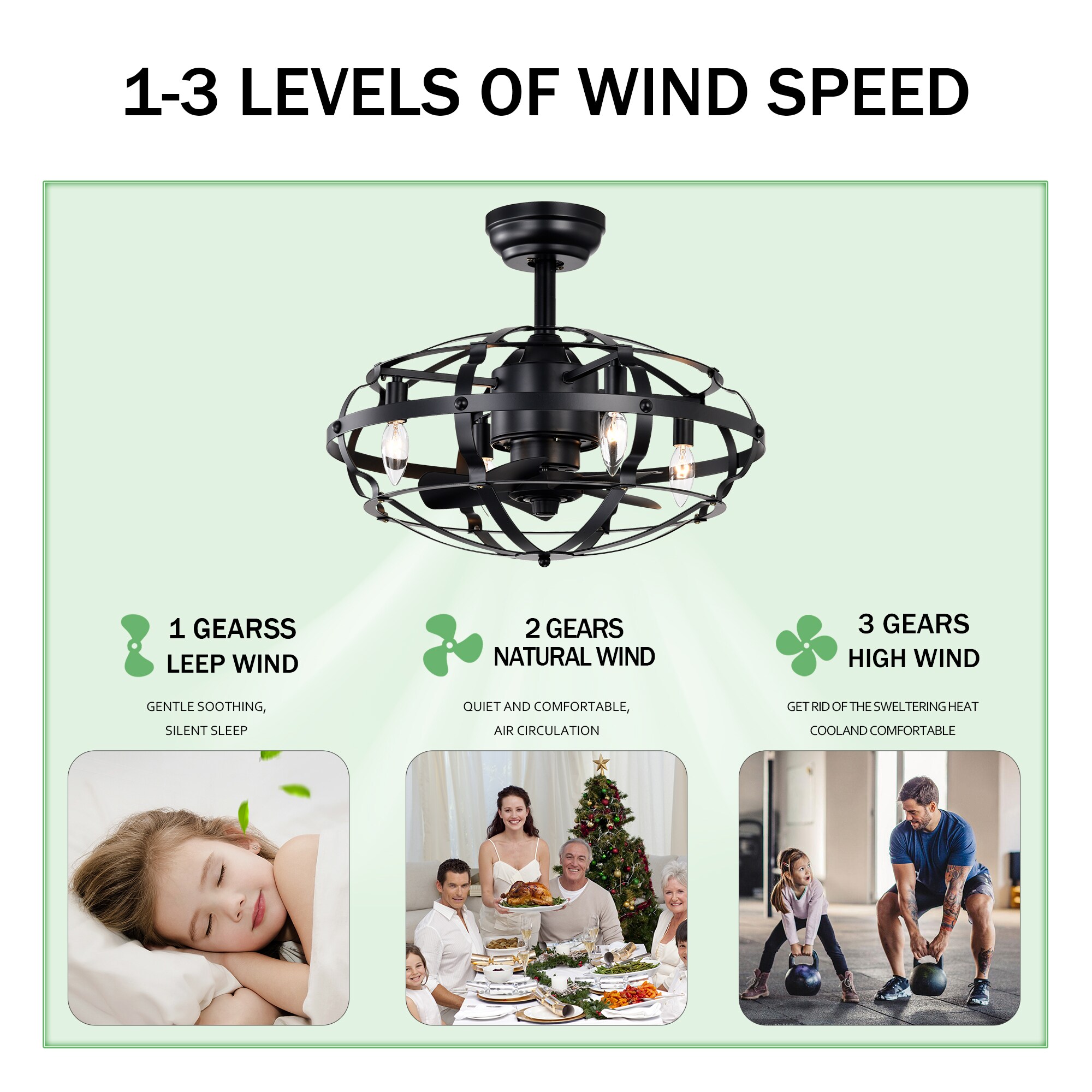 JIMSMAISON JMHECF25-21MB Ceiling-Fans - View #7