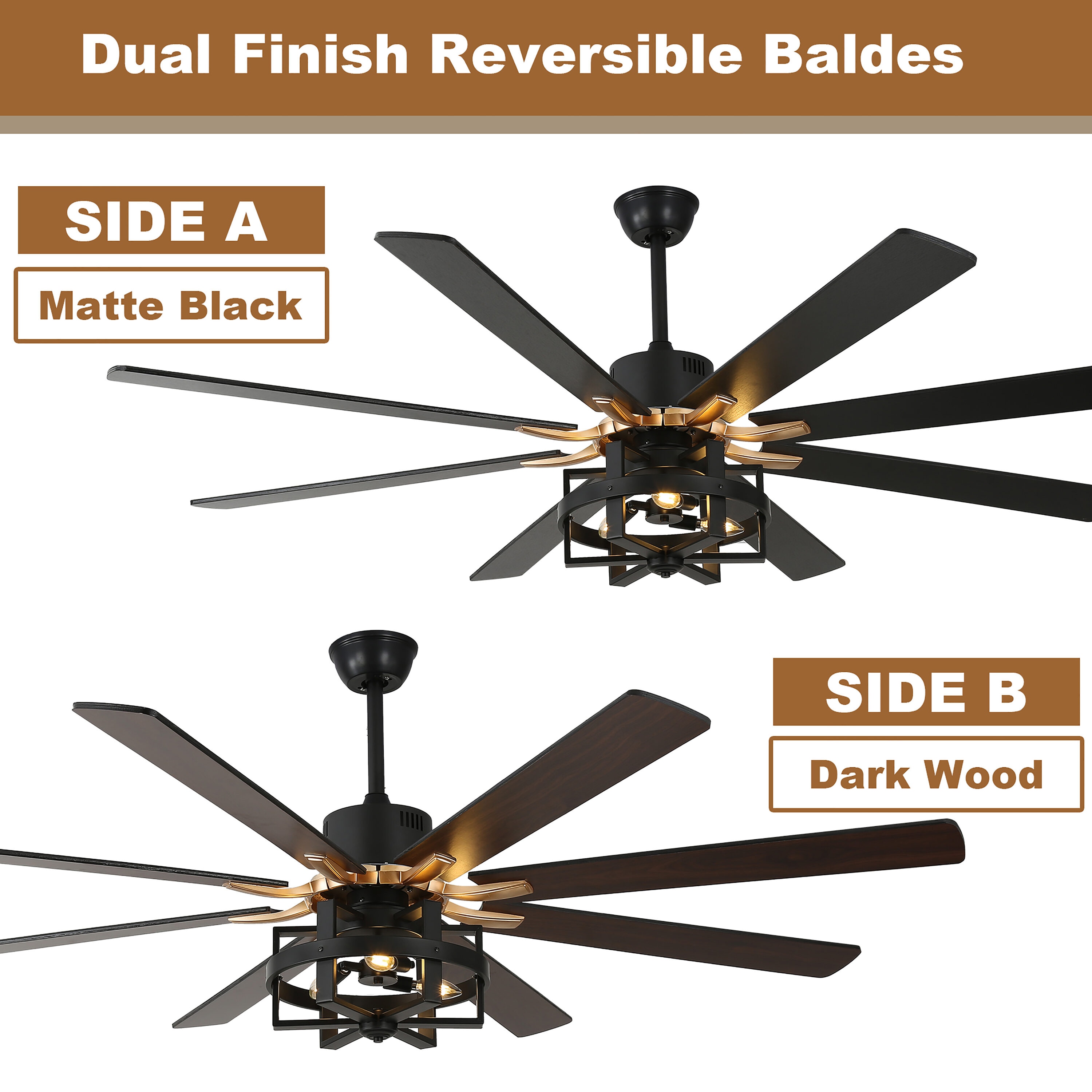 Cusp Barn DC6501-B Ceiling-Fans - View #6