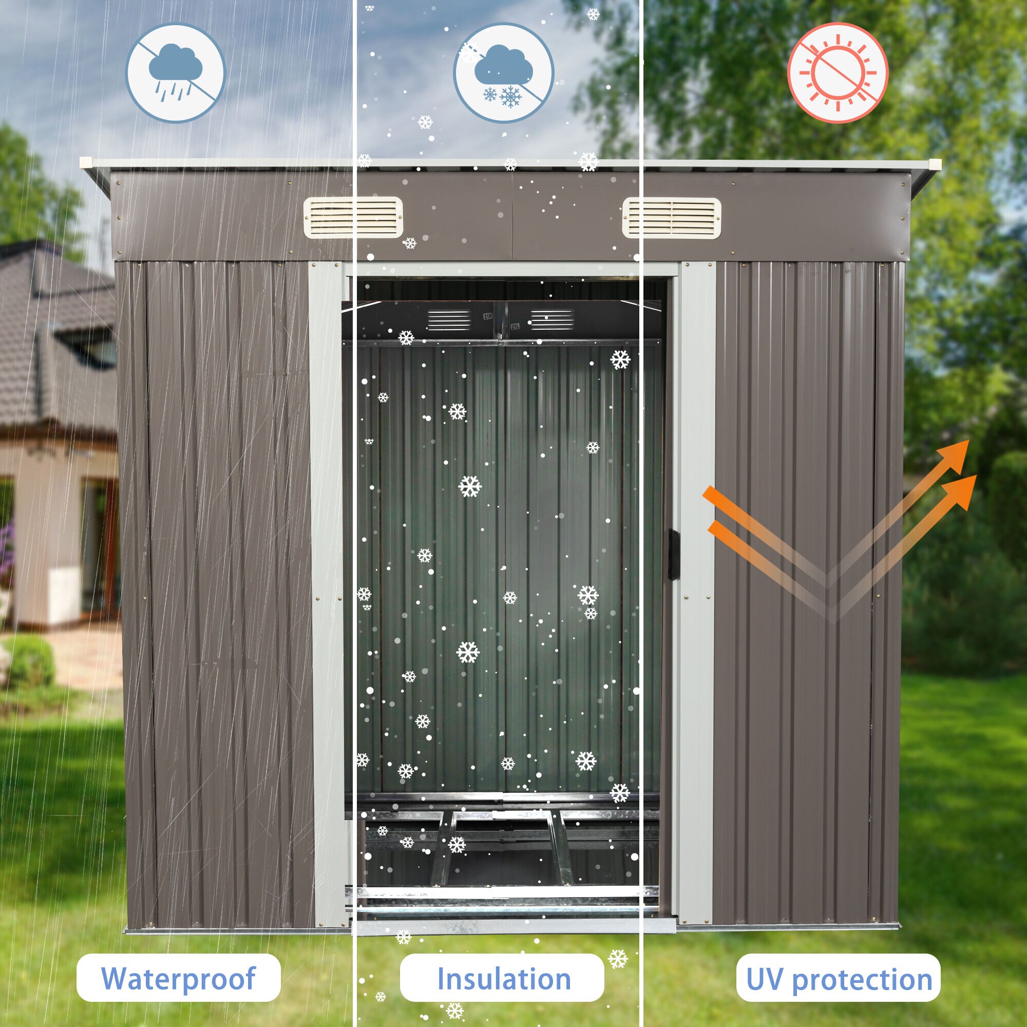 Mondawe MD-W2794-92790 Metal-Storage-Buildings-Sheds - View #2