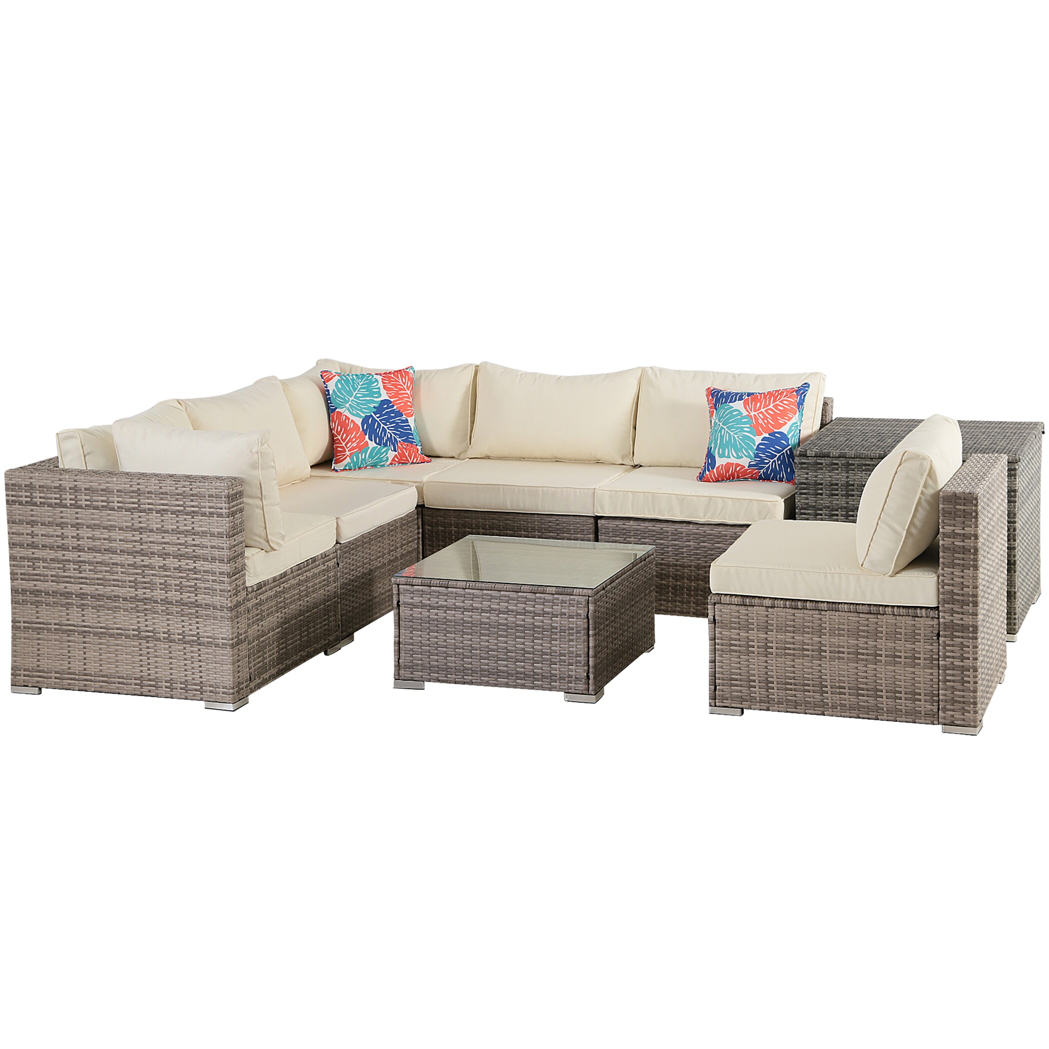 Unity UF-ZJ07GYGY Patio-Conversation-Sets - View #5
