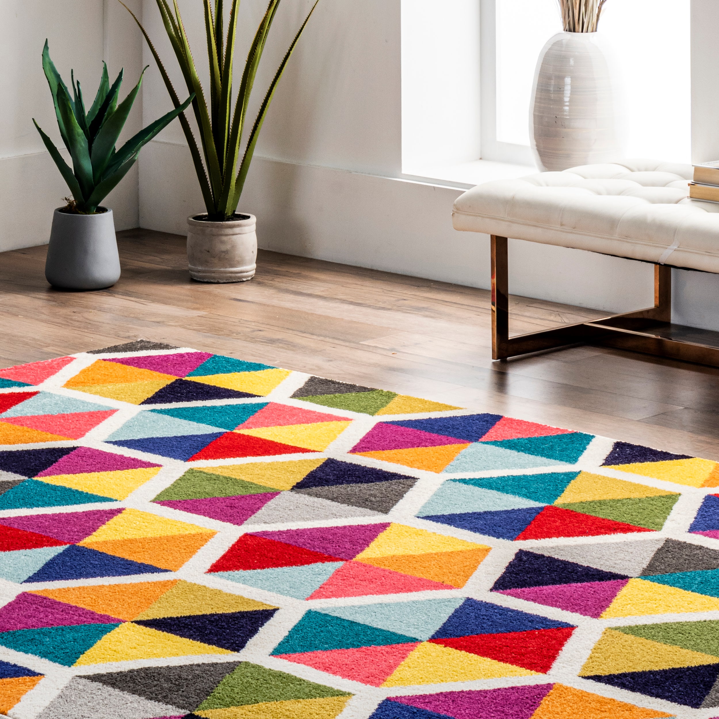 nuLOOM Maris 10 x 14 Indoor Geometric Area Rug in the Rugs department