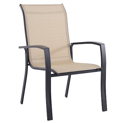 Sling Seat In The Patio Chairs, High Weight Capacity Patio Dining Chairs