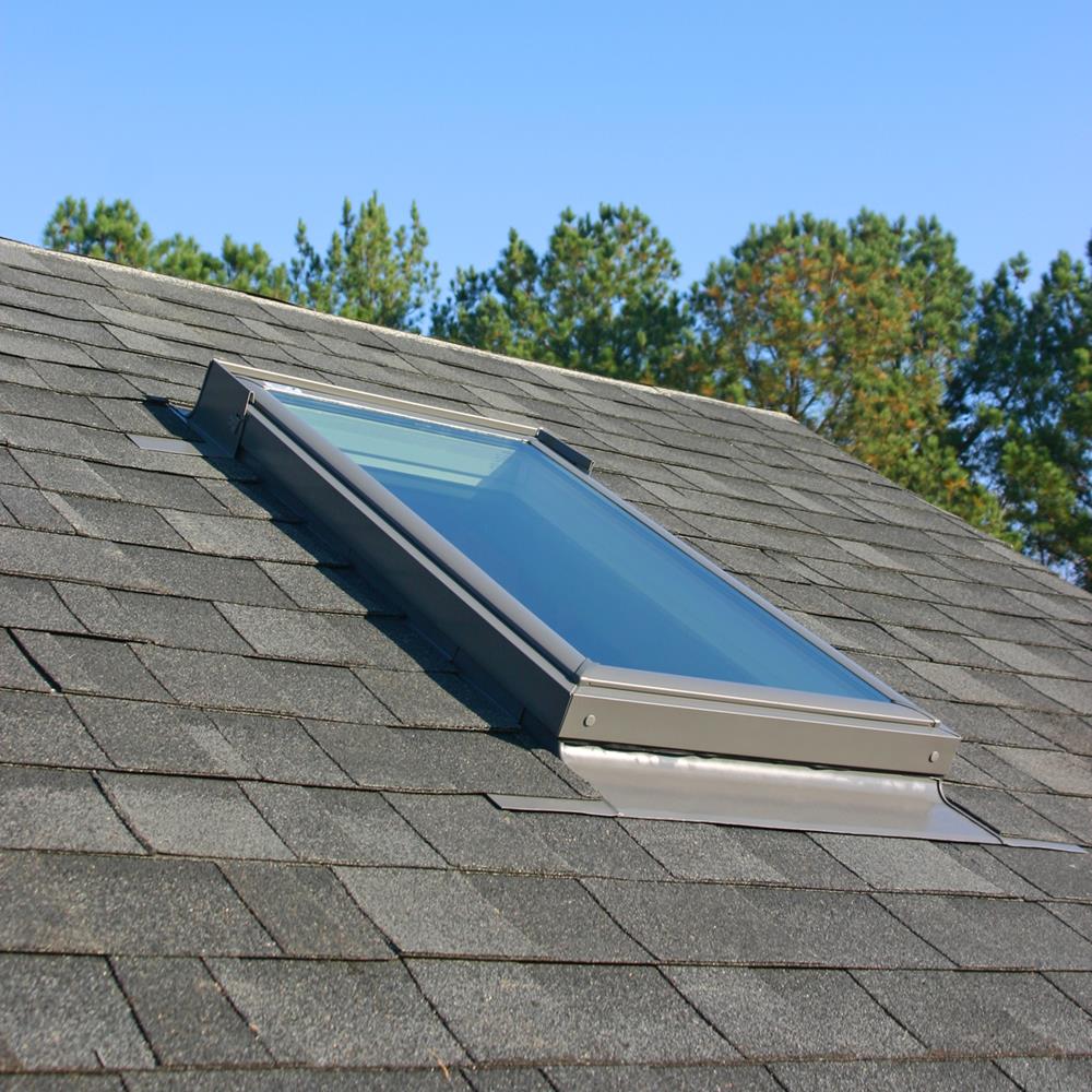 VELUX 22.5-in x 22.94-in Fixed Deck Mount Skylight with Laminated Low-e Argon Glass