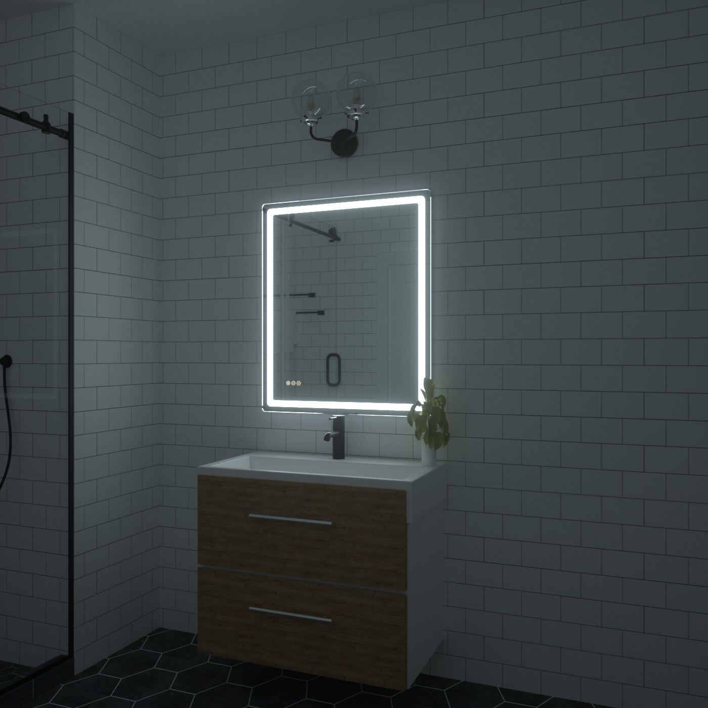 Bayfeve BFKF-3036U4-MIR Framed-Bath-Mirrors - View #13