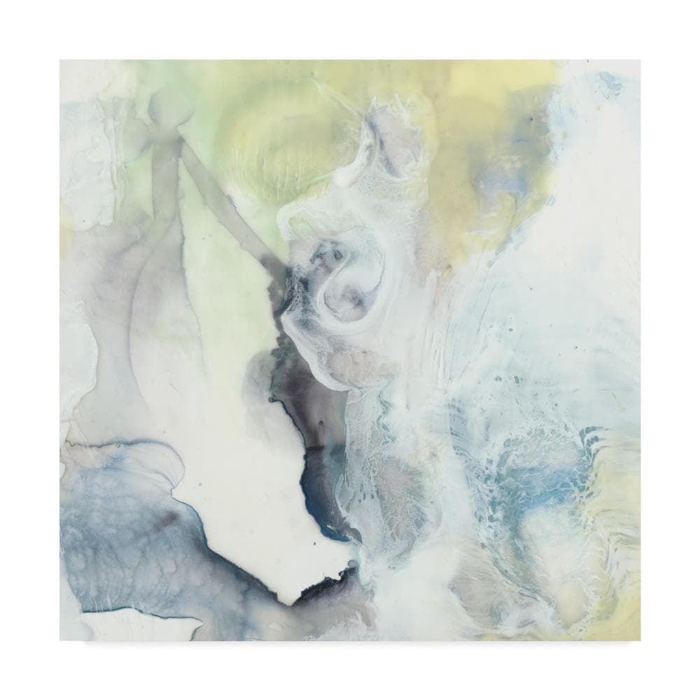 Trademark Fine Art WAG07300-C1414GG Framed 14-in H x 14-in W Abstract Print on Canvas