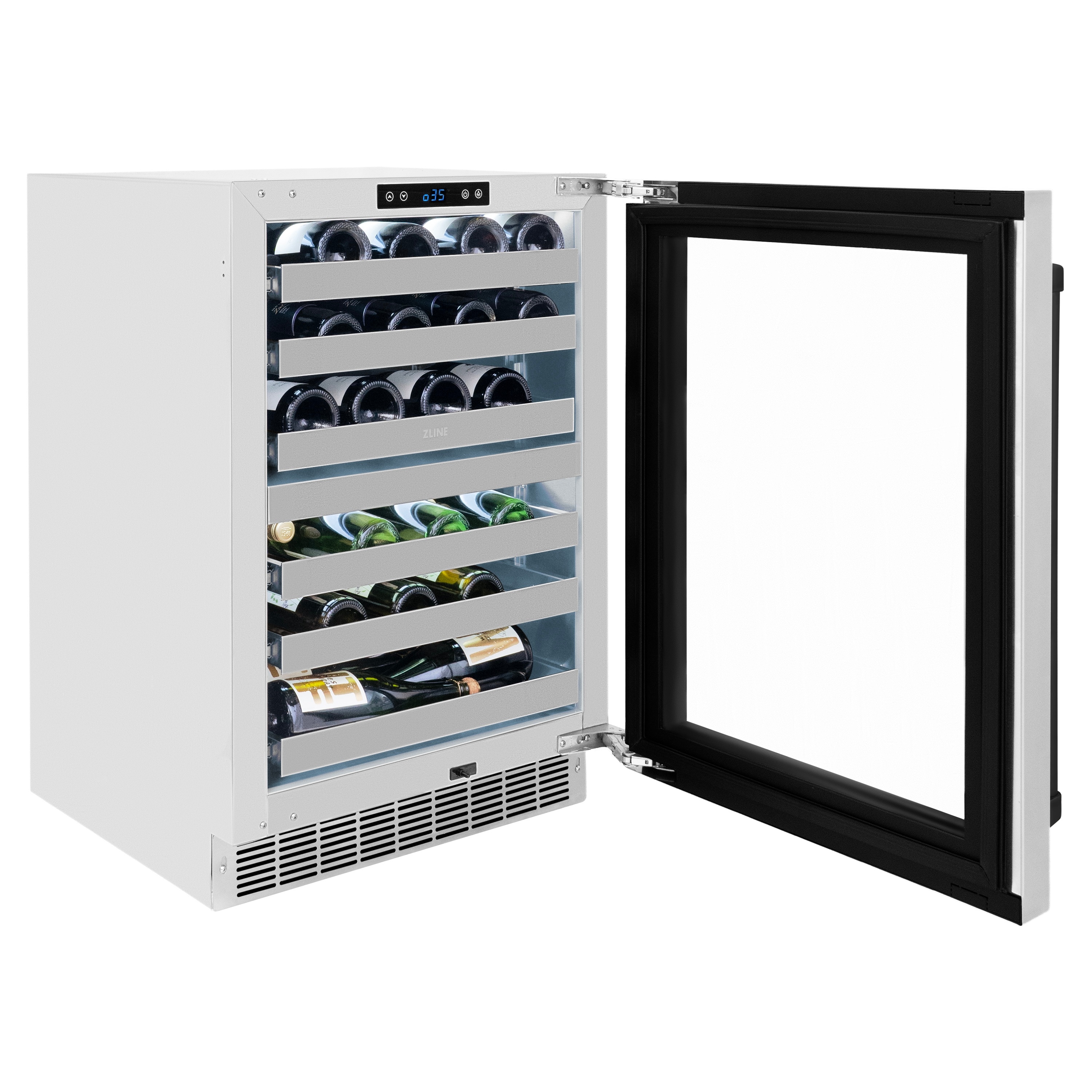 ZLINE KITCHEN & BATH RWDOZ-GS-24-MB Wine-Chillers - View #5