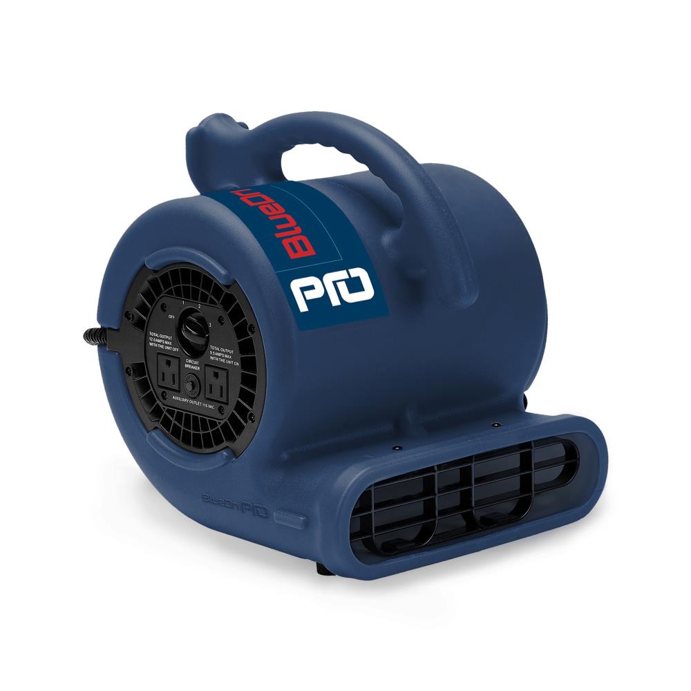 BlueDri PRO 9-in 3-Speed Outdoor Purple Blue Air Mover Fan