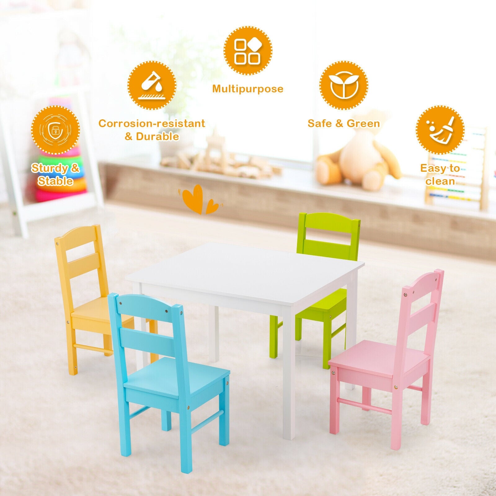 CASAINC WF-HYSN-64364CS Kids-Play-Tables - View #5
