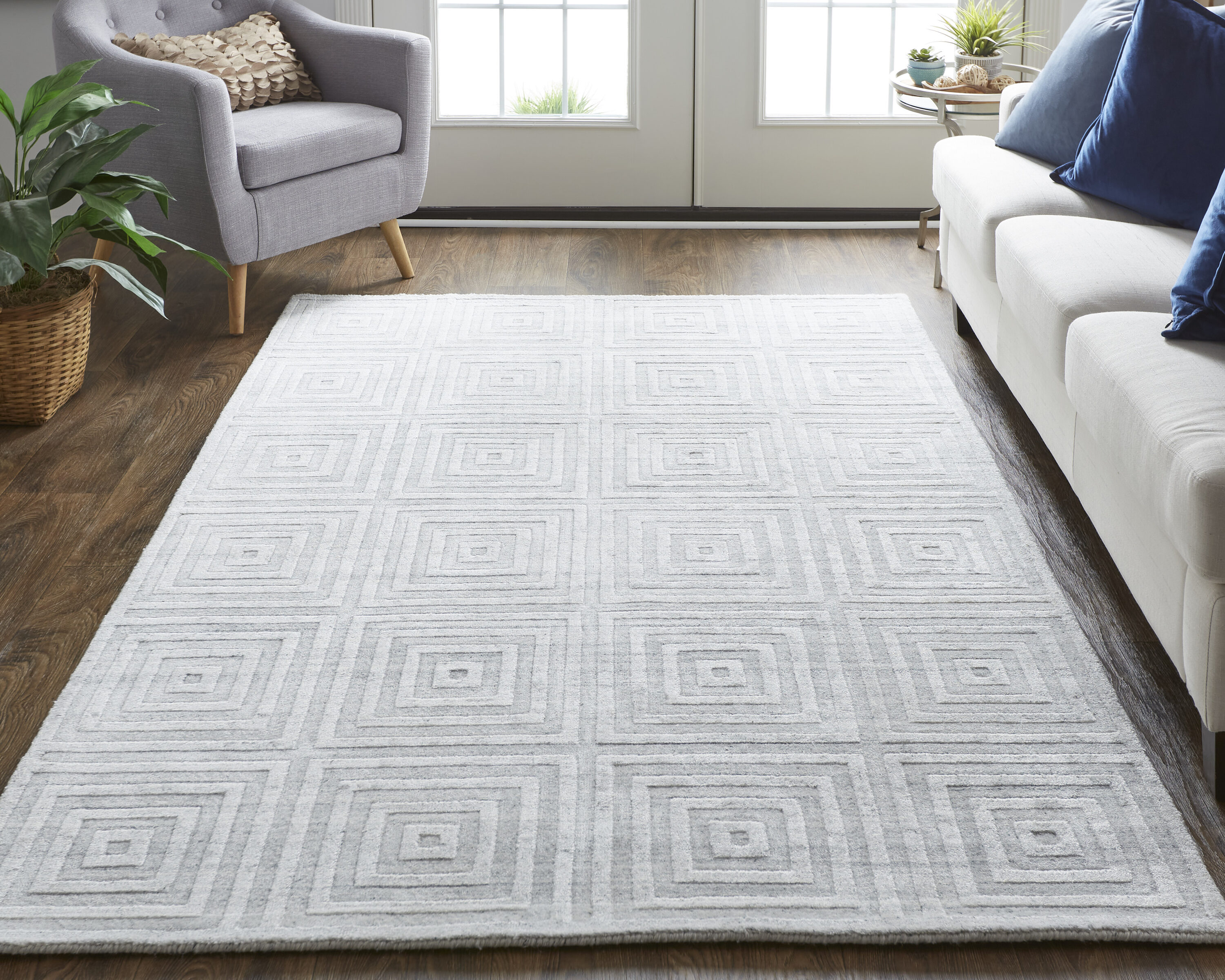 Room Envy REDR8670WHTSLVE10 rugs - View #3